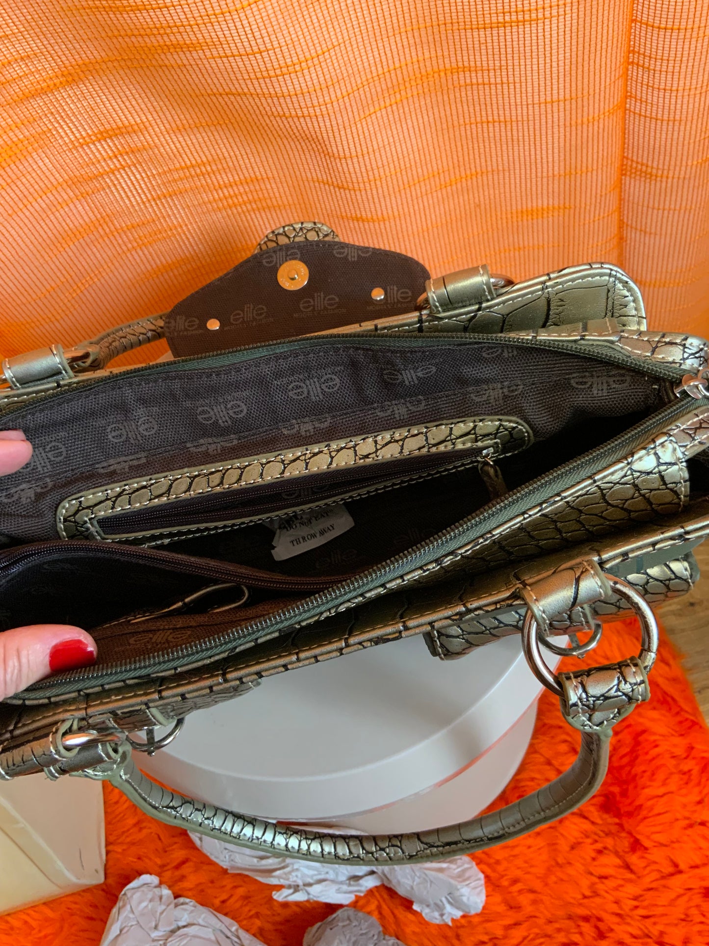 Sac à main Neuf Vintage 1990 Élite