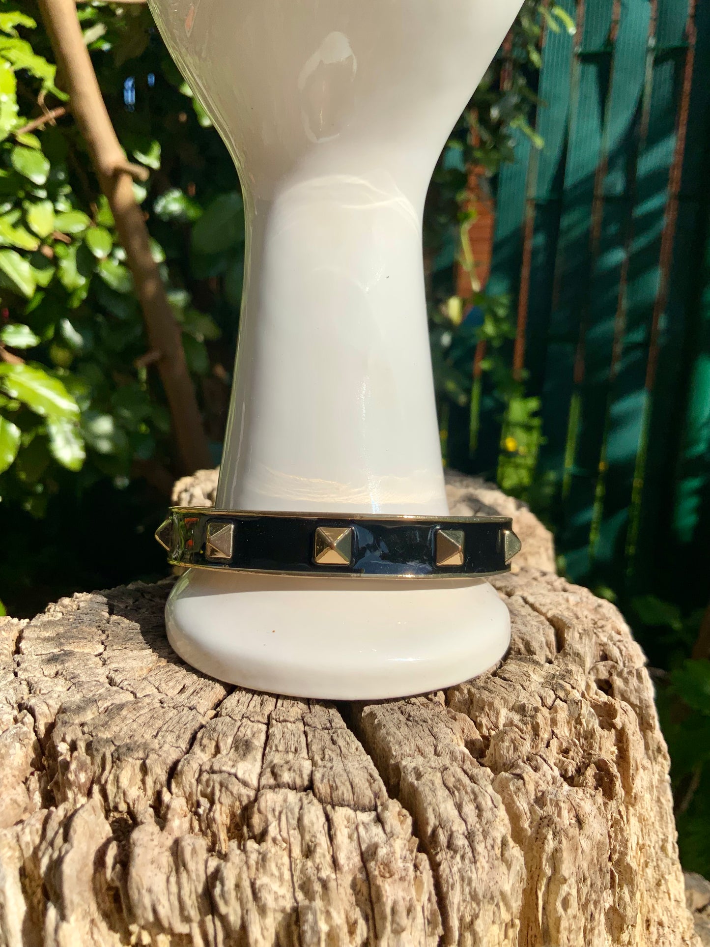 Bracelet Rigide métal Vintage 1980-