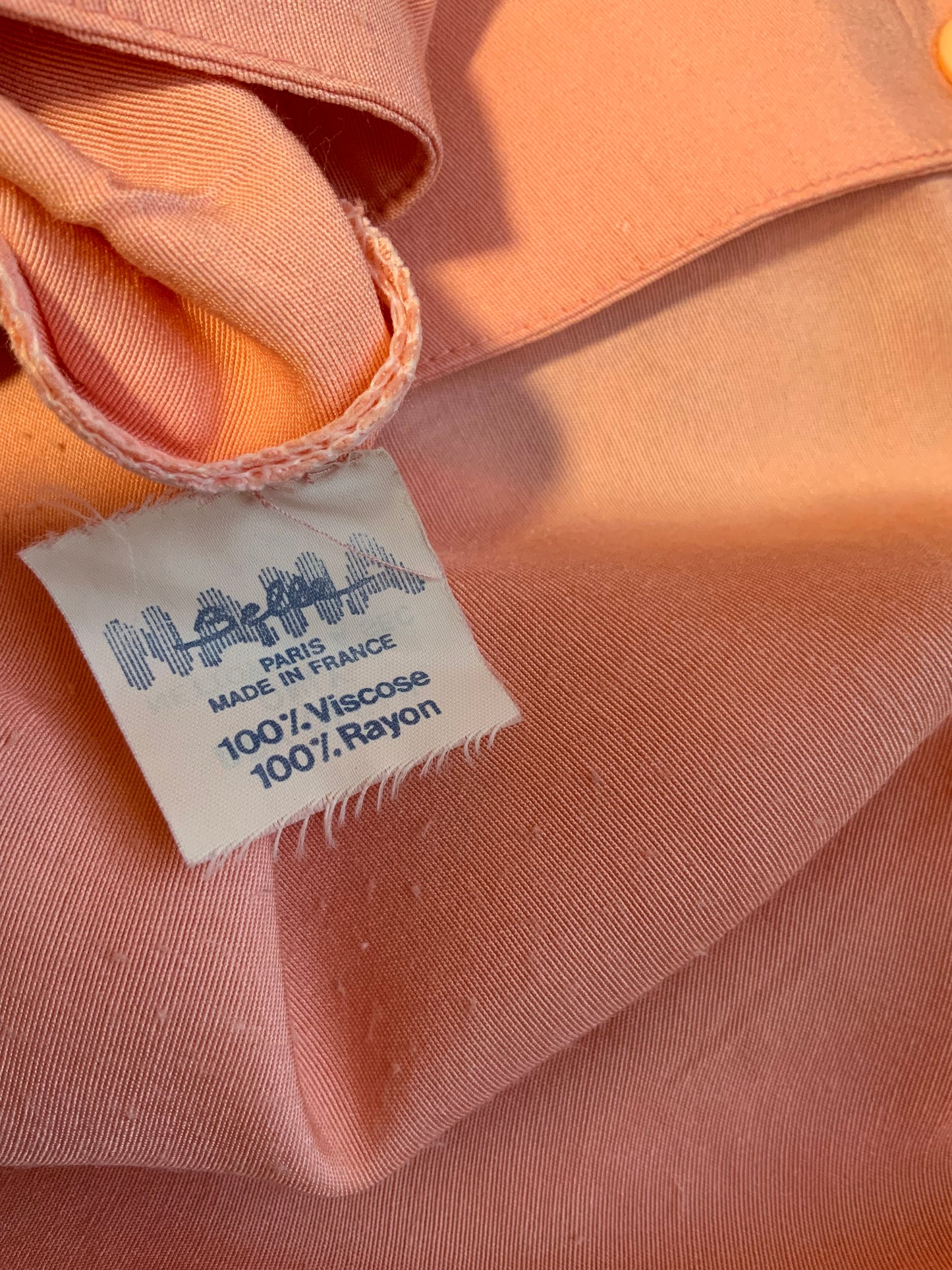 Robe dos ouvert Pure beauté 1980 Vintage France