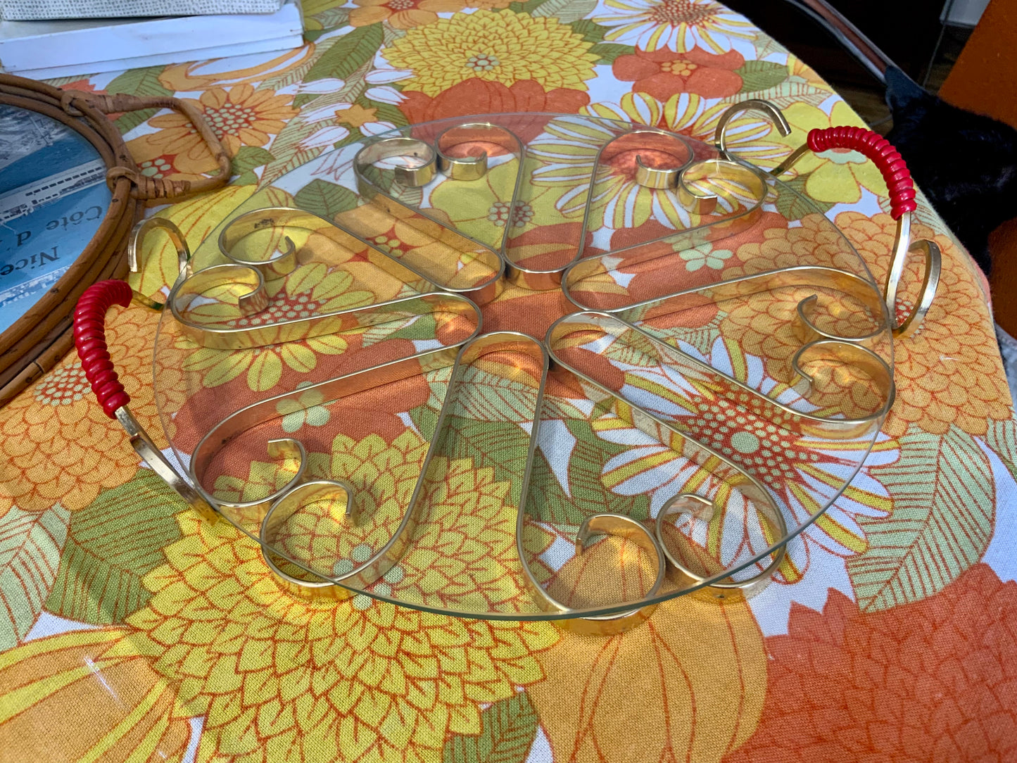 Dessous de plat Scoubidou Fer Forgé Vintage 1960/70 DeadStock