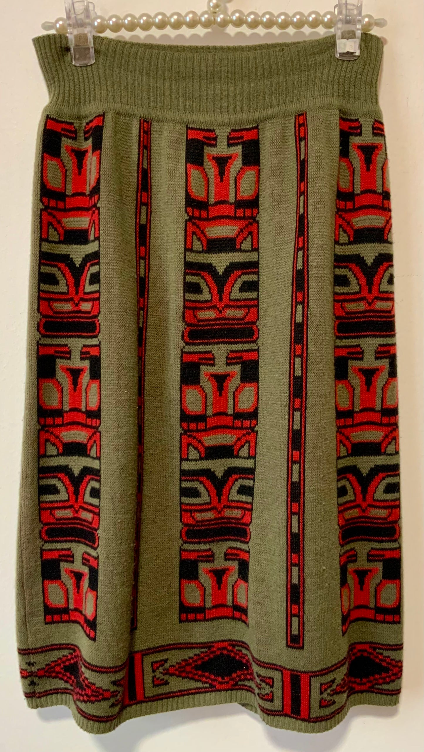 Ensemble Vintage Laine Rodier Motifs Élégance
