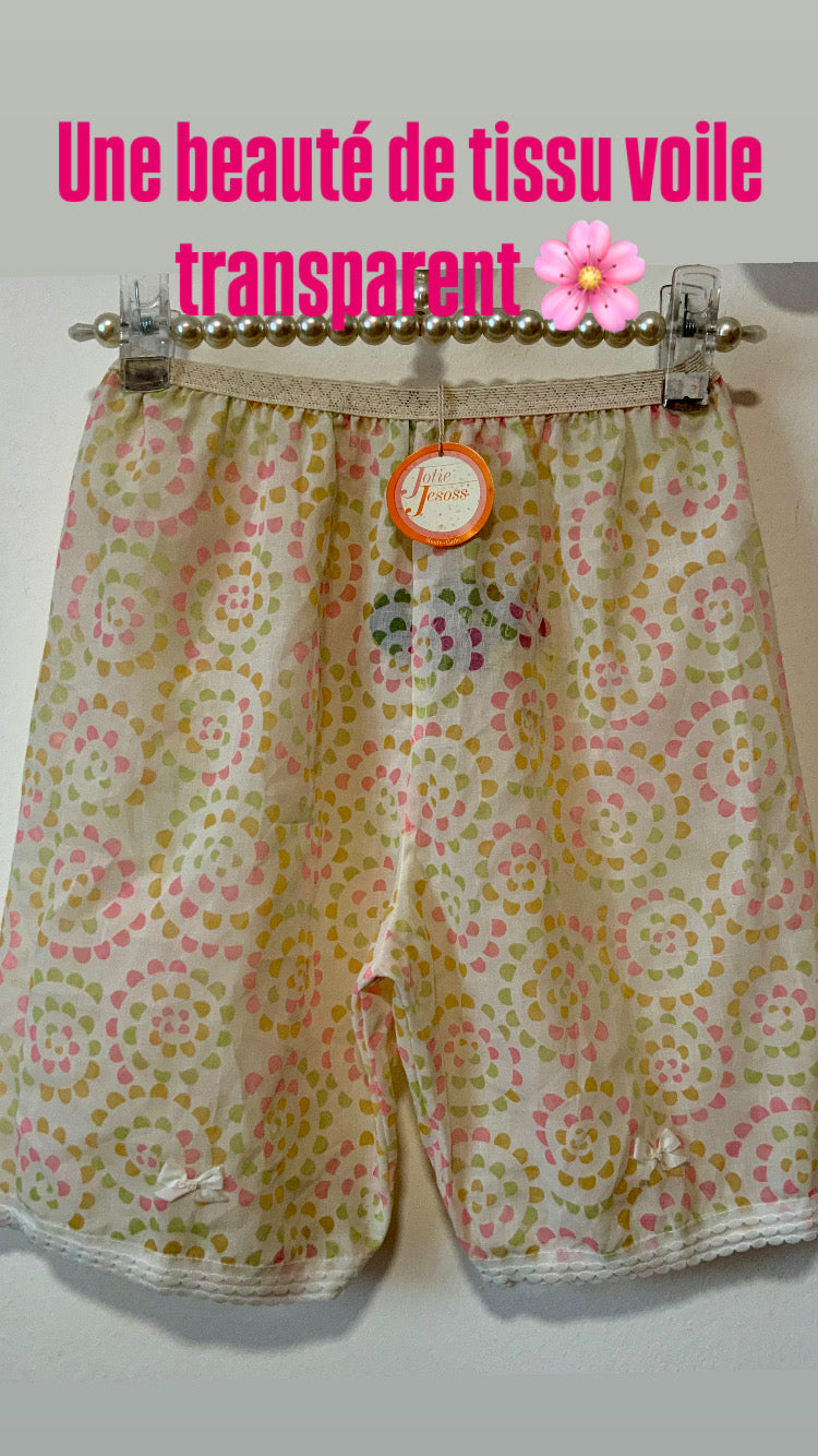 Bermuda Transparent DeadStock 1970 Vintage Chic Original