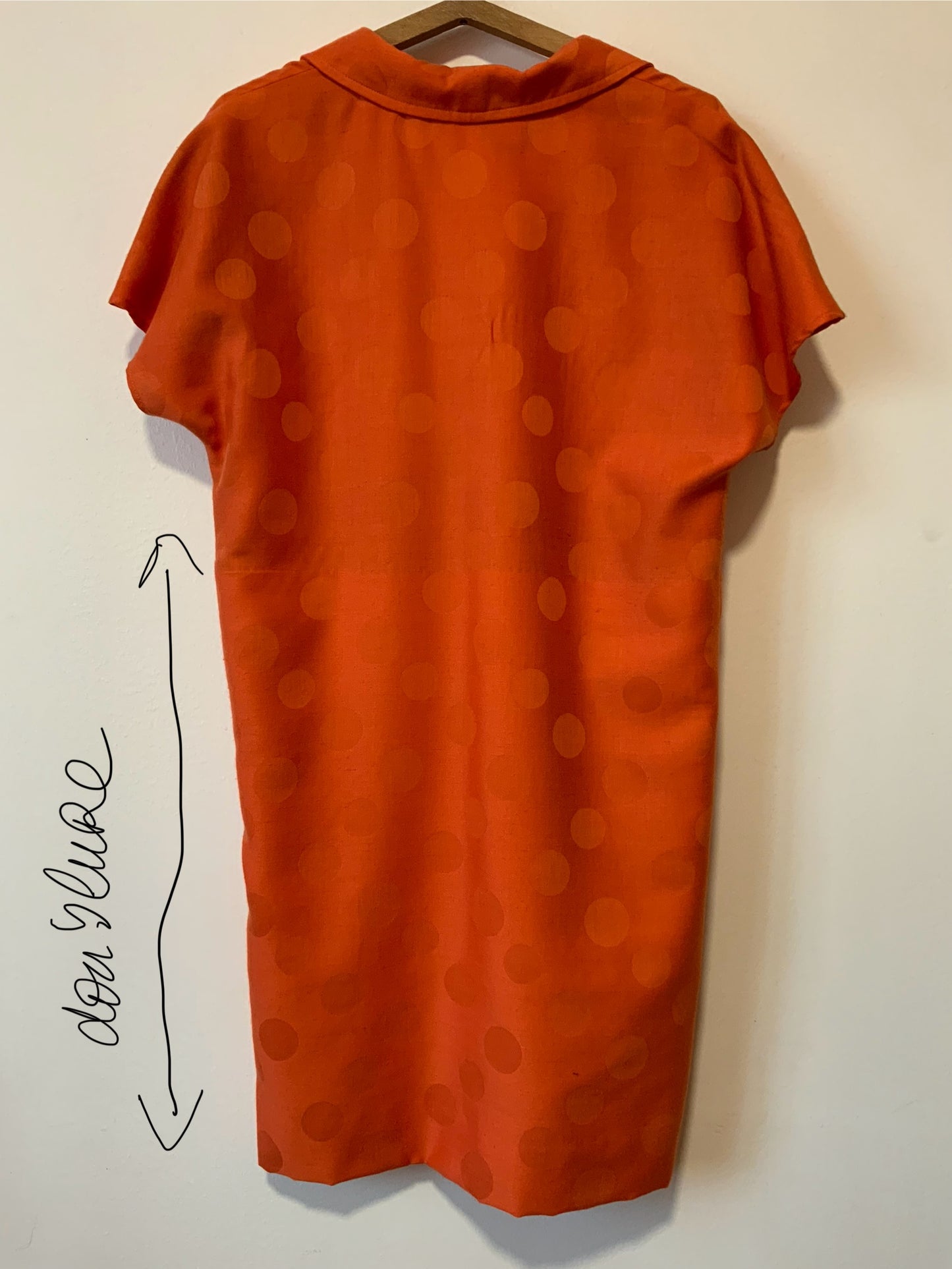 Robe Orange Création Vintage 1980/90