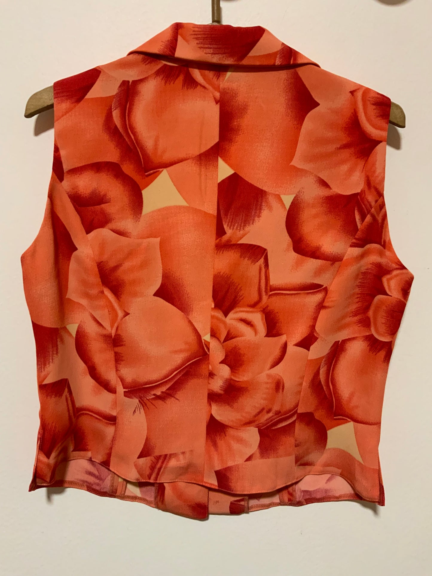 Chemisier a fleurs Vintage 1990- Roma Collection - T42