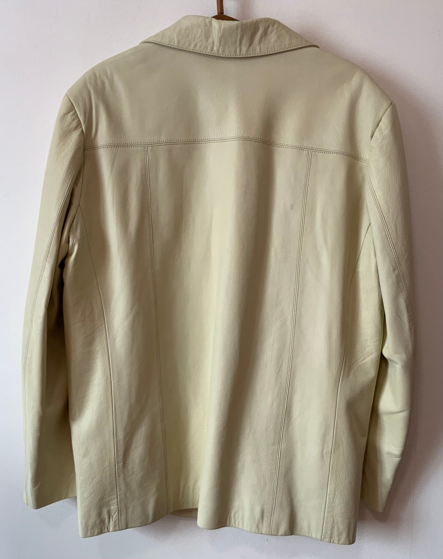 Veste Cuir originale Giorgio Armani Vintage - T50