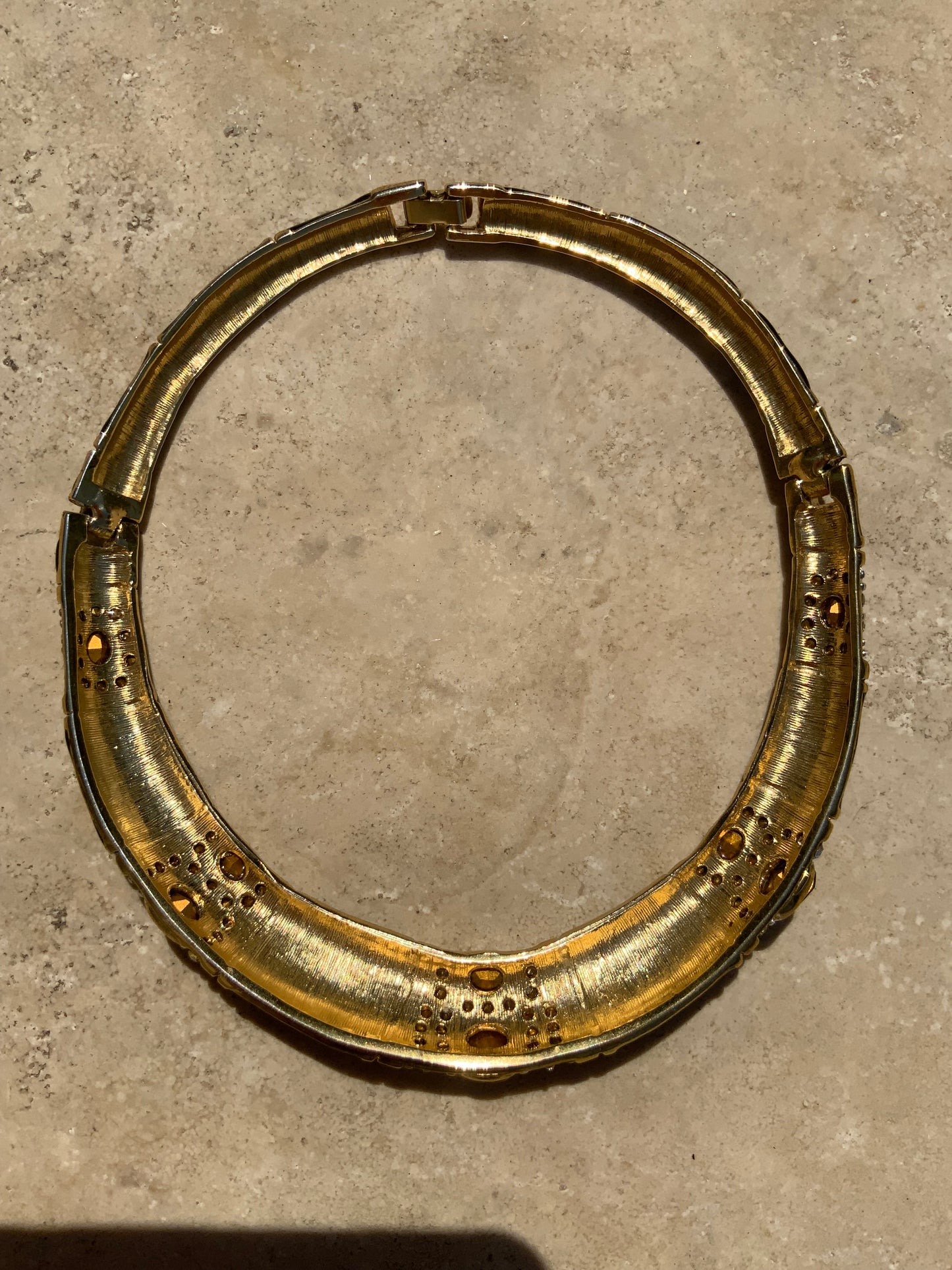 Collier Superbe Plastron Vintage 1990-