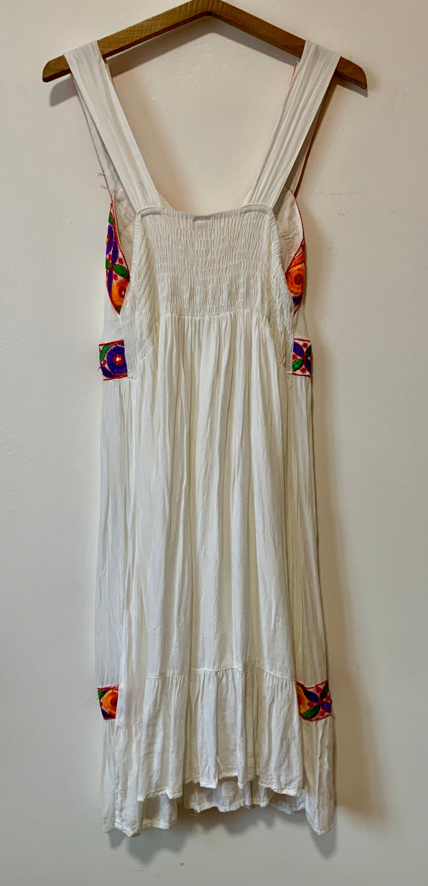 Robe Bohème Broderies Vintage 1990-T40