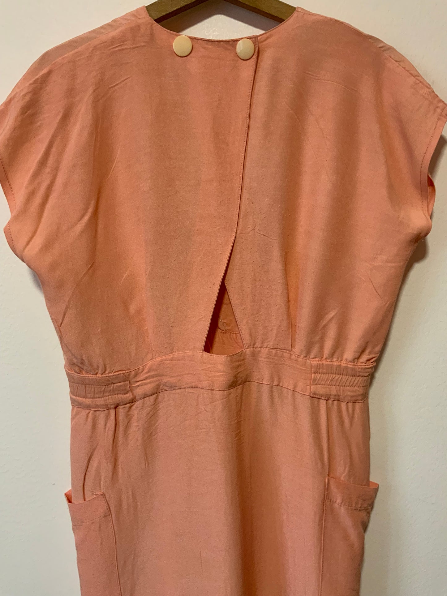 Robe dos ouvert Pure beauté 1980 Vintage France