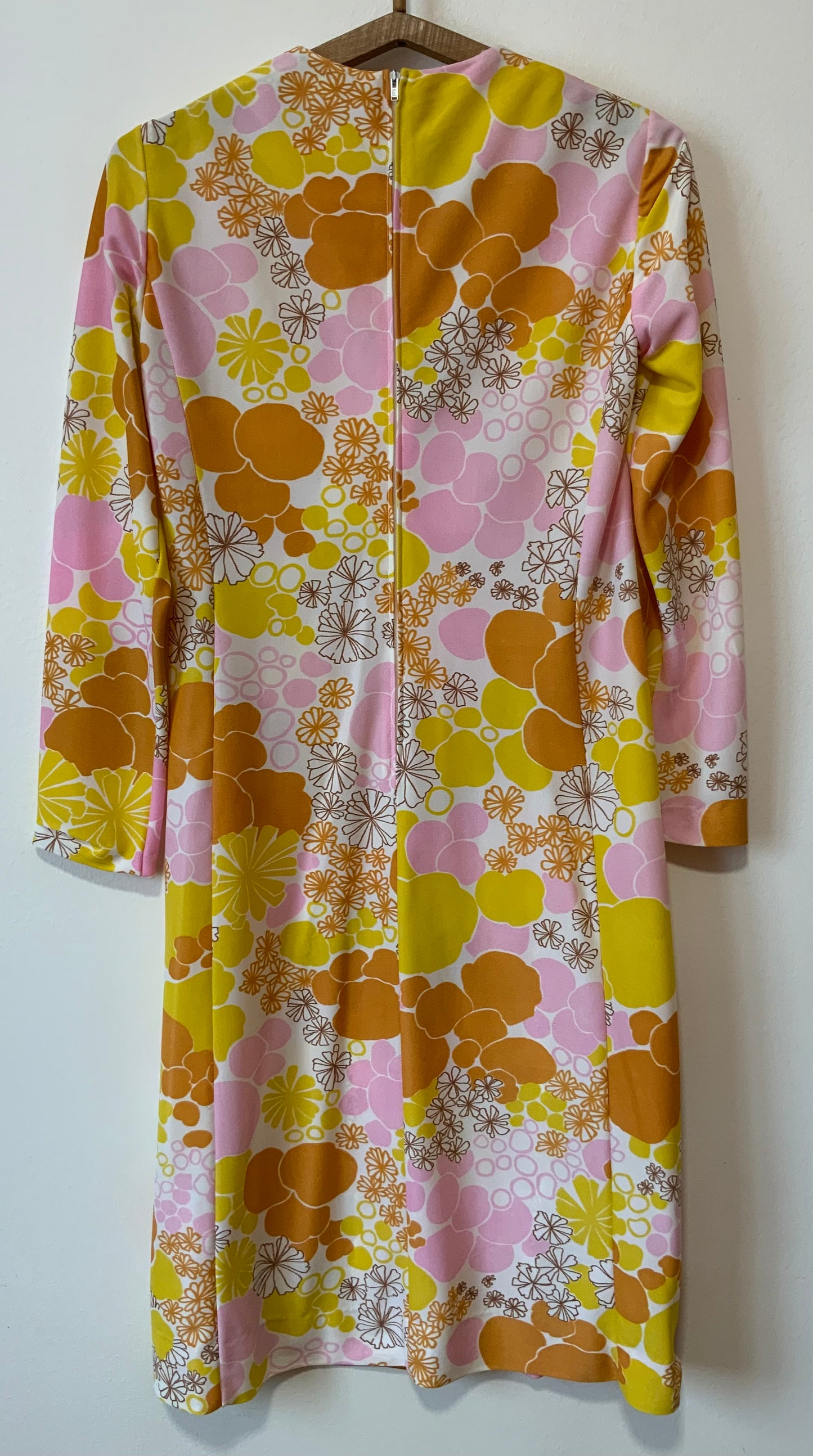 Robe Hippie romantique À fleurs Vintage 1970-T38