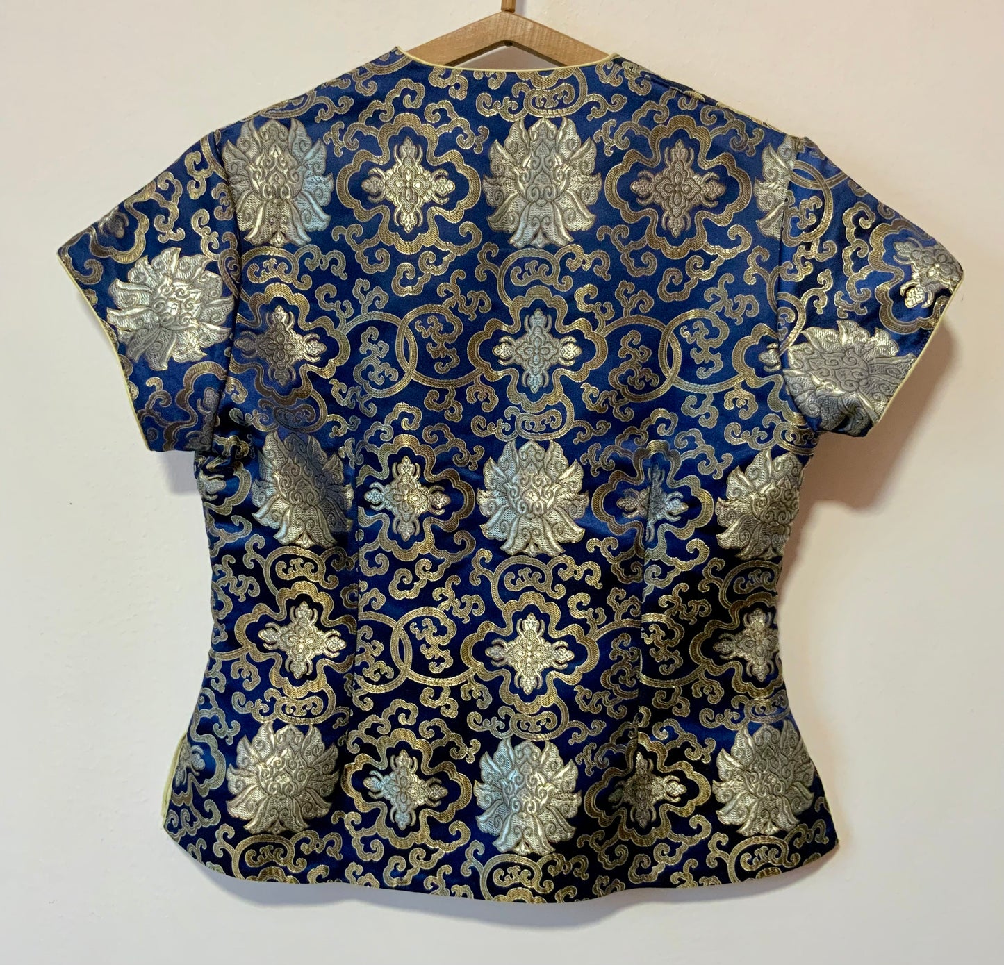 Chemise Chinoise Pure Soie Vintage