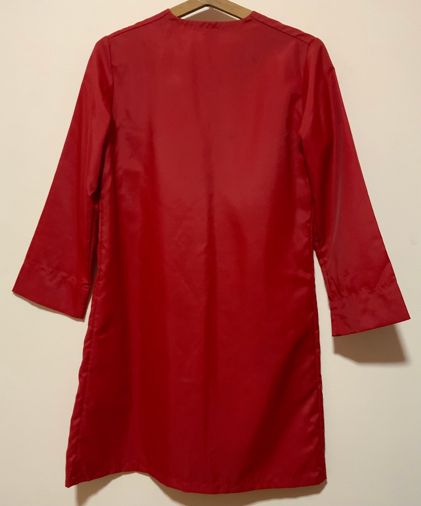 Robe Blouse Nylon NylFrance Vintage 70 Broderies fleurs