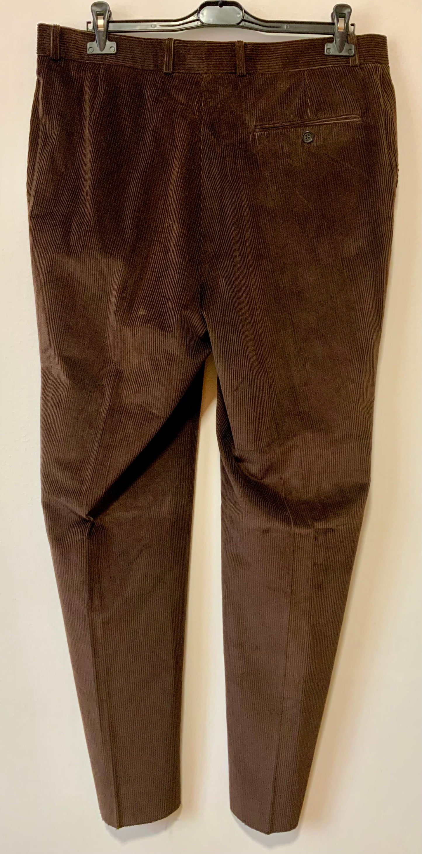 Pantalon Deadstock 80 Vintage velours côtelé Grande taille T48