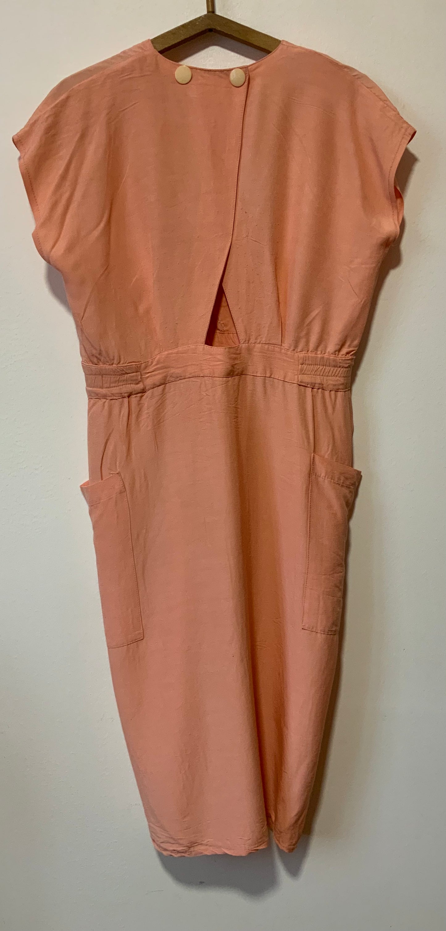 Robe dos ouvert Pure beauté 1980 Vintage France