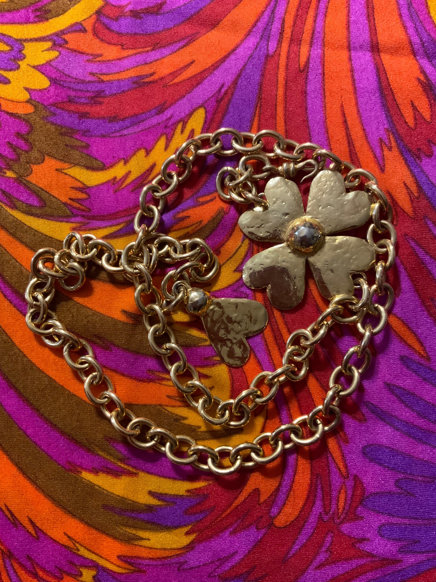 Ceinture chaine métal Sonia Rykiel Vintage 1990