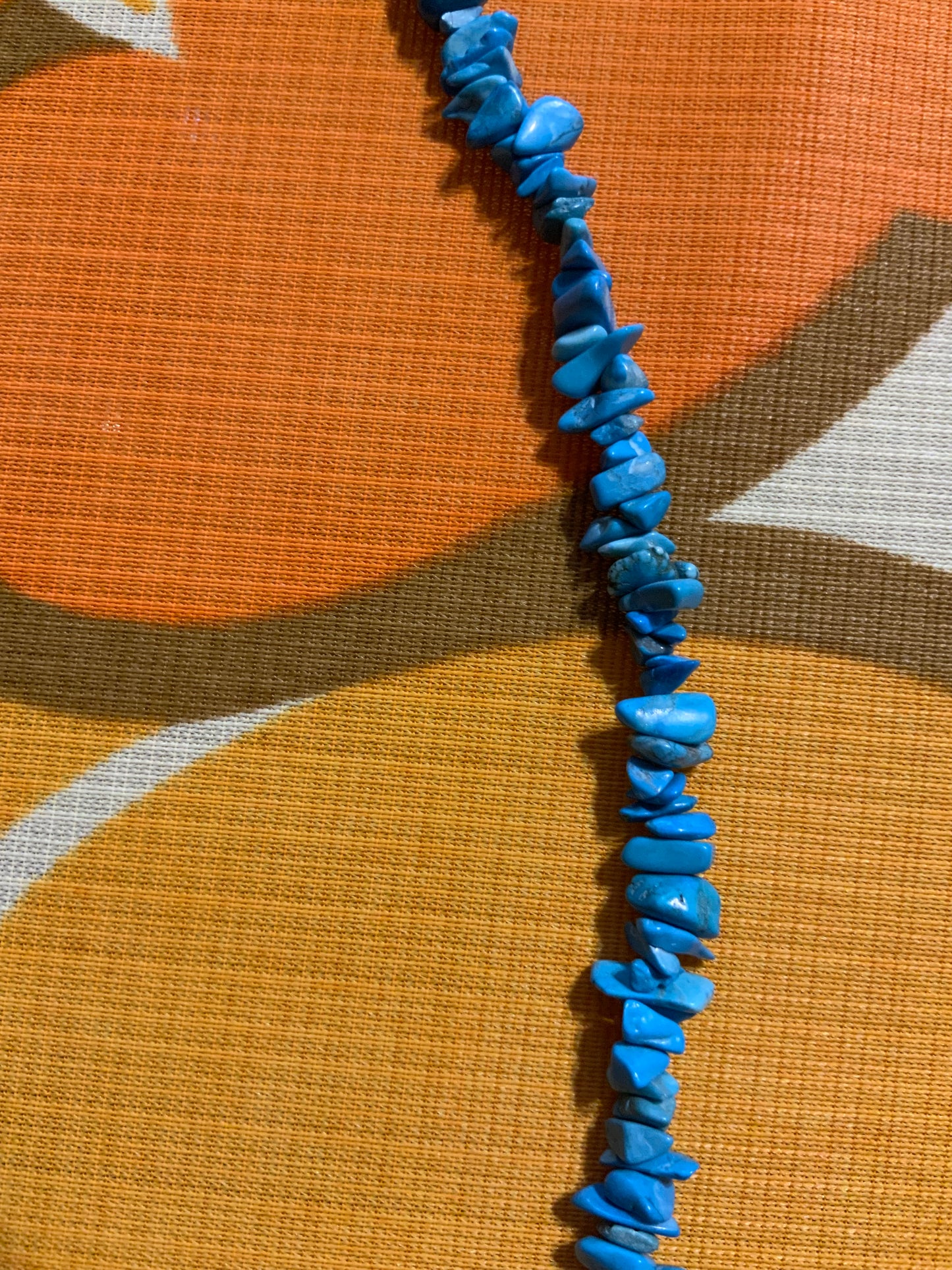 Collier Ancien Pierres de turquoise Vintage Authentique