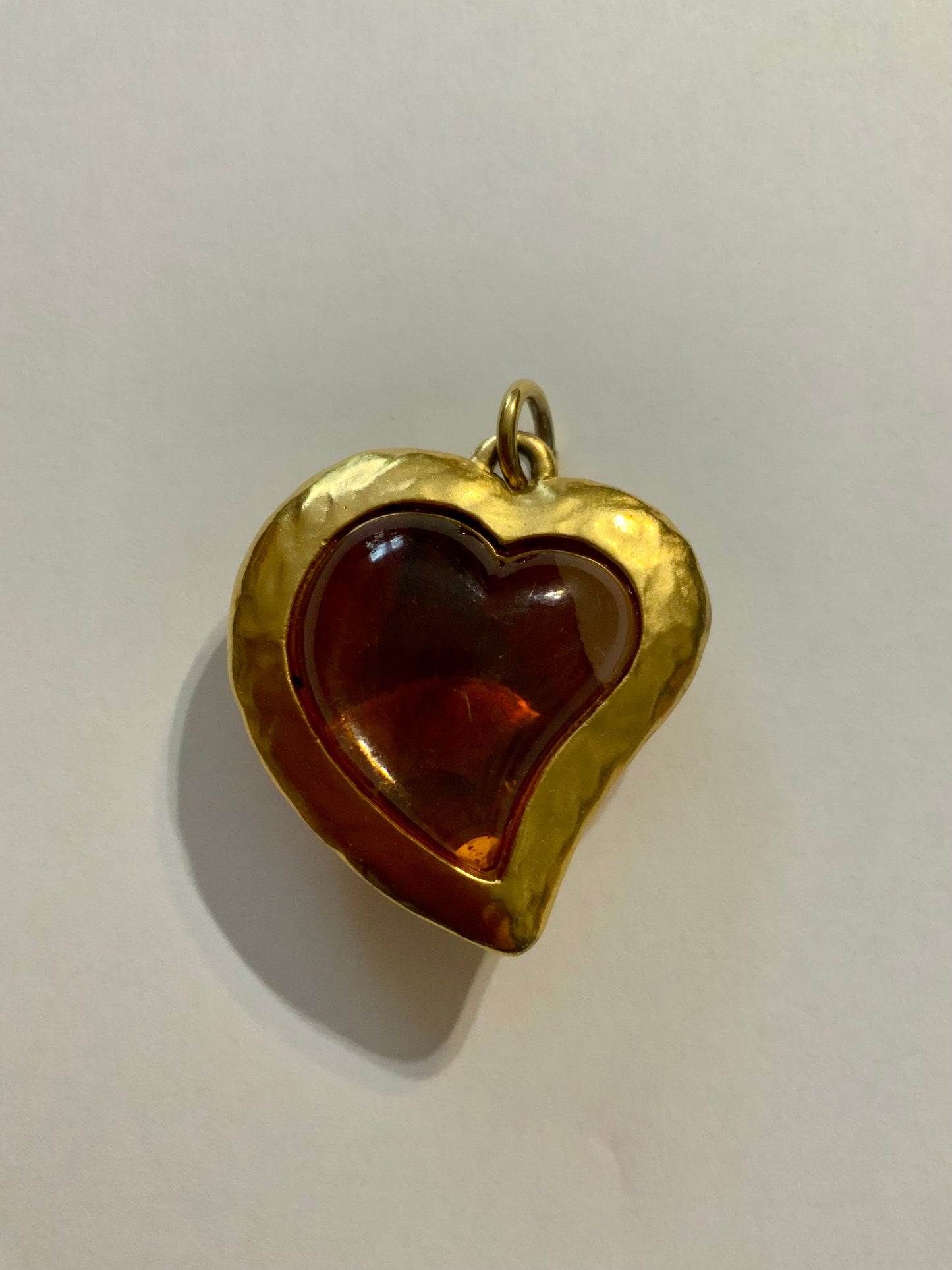 Pendentif Coeur Vintage Yves Saint Laurent Luxe