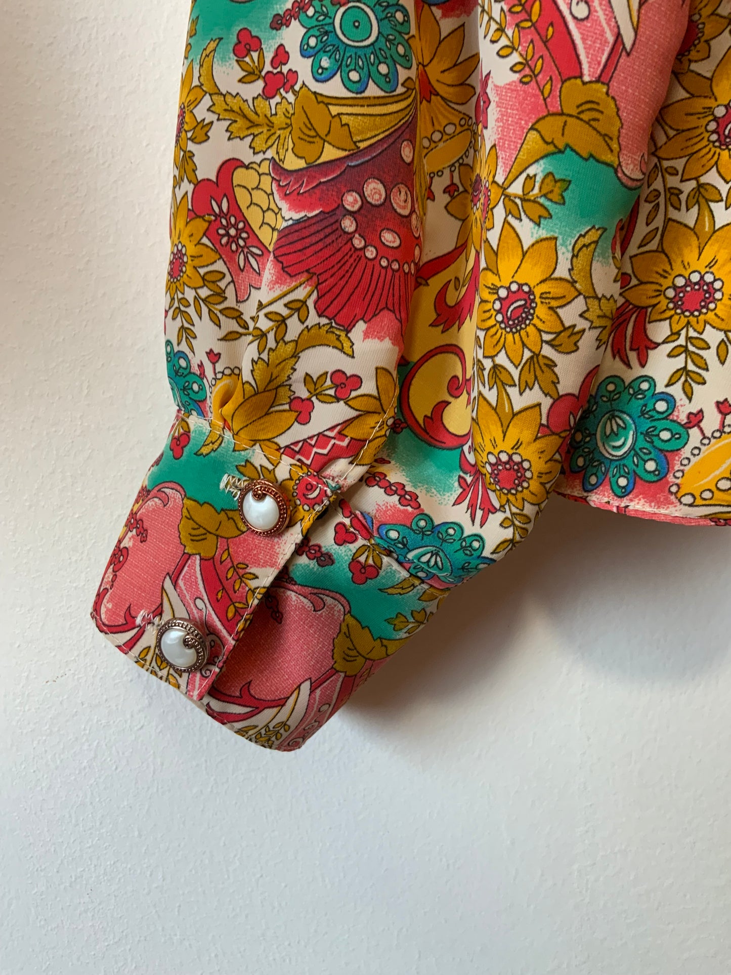 Chemisier Fleurs Vintage Élégance - TU