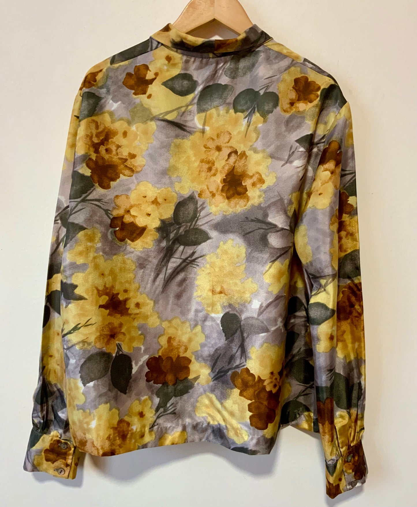 Chemisier à fleurs Vintage Élégance - T42 maxi.