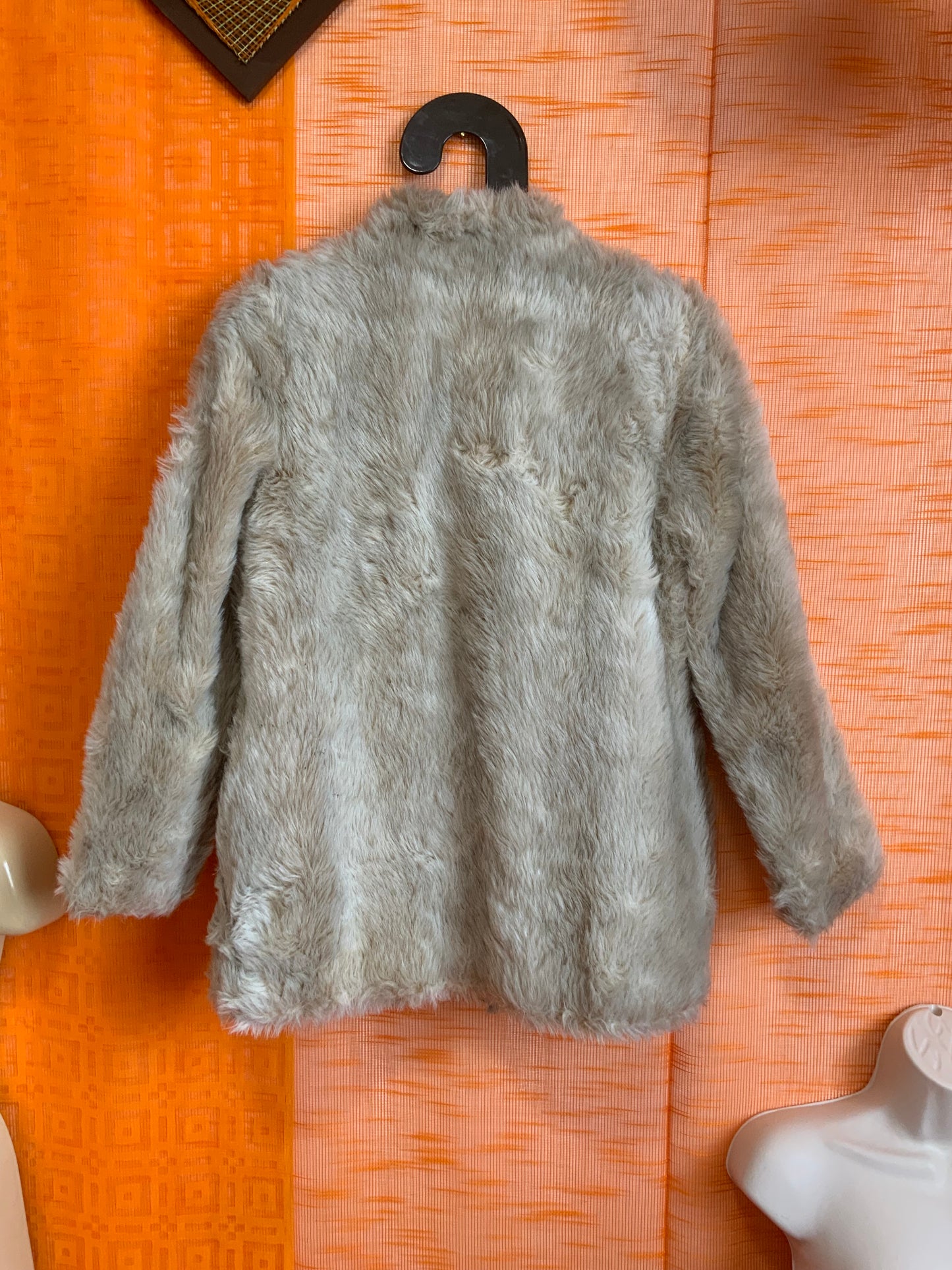 Manteau Canada Vintage 1960/70 Beauté fourrure synthétique - T40 maxi.
