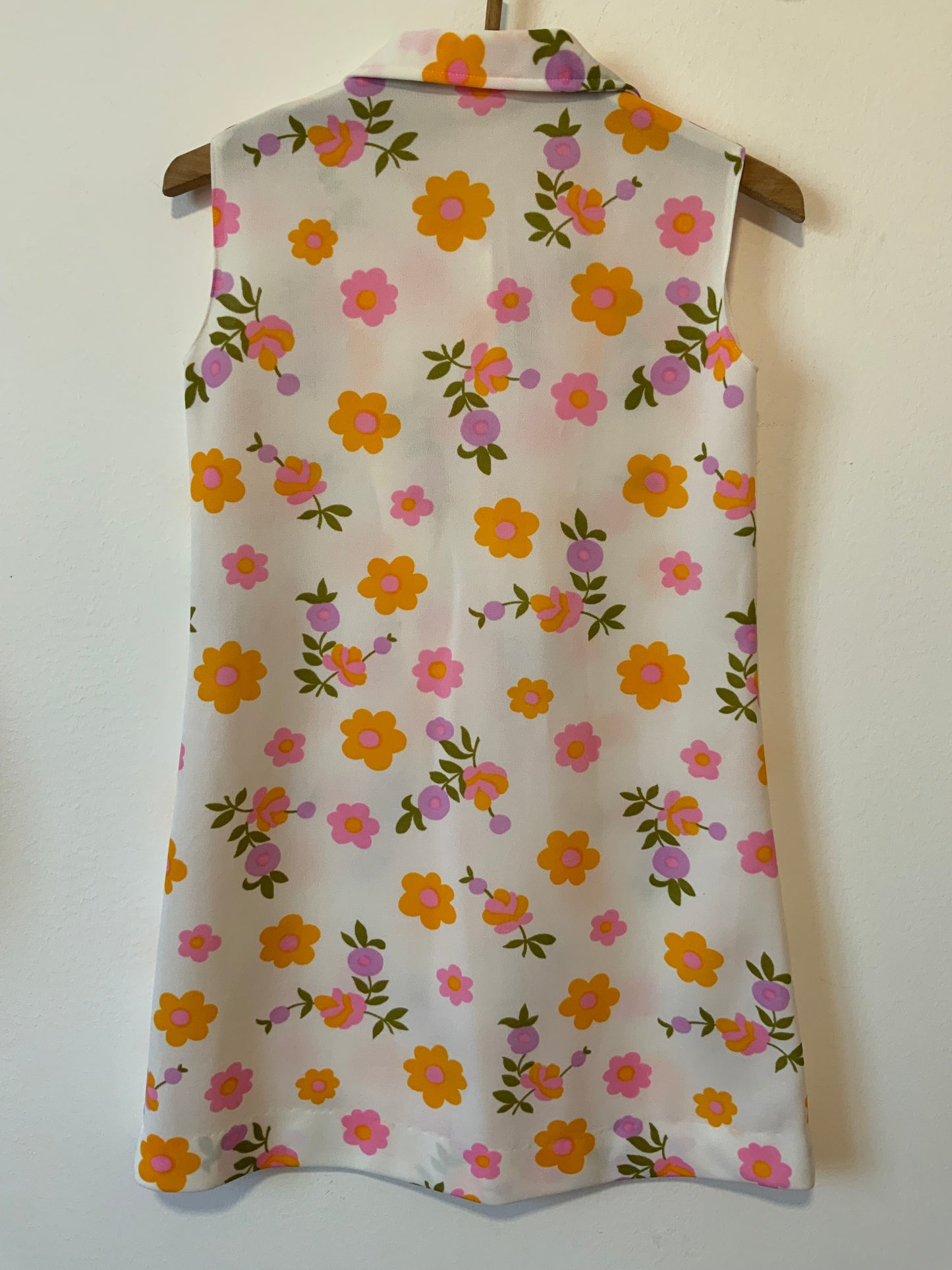 Mini Robe Trapèze Vintage 1970 a fleurs- T36.