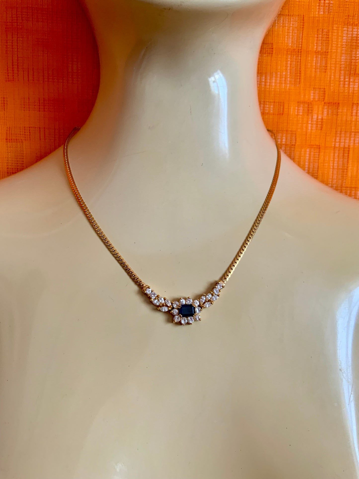 Ensemble de bijoux Plaqué Or Vintage 1990 Élégance Chic