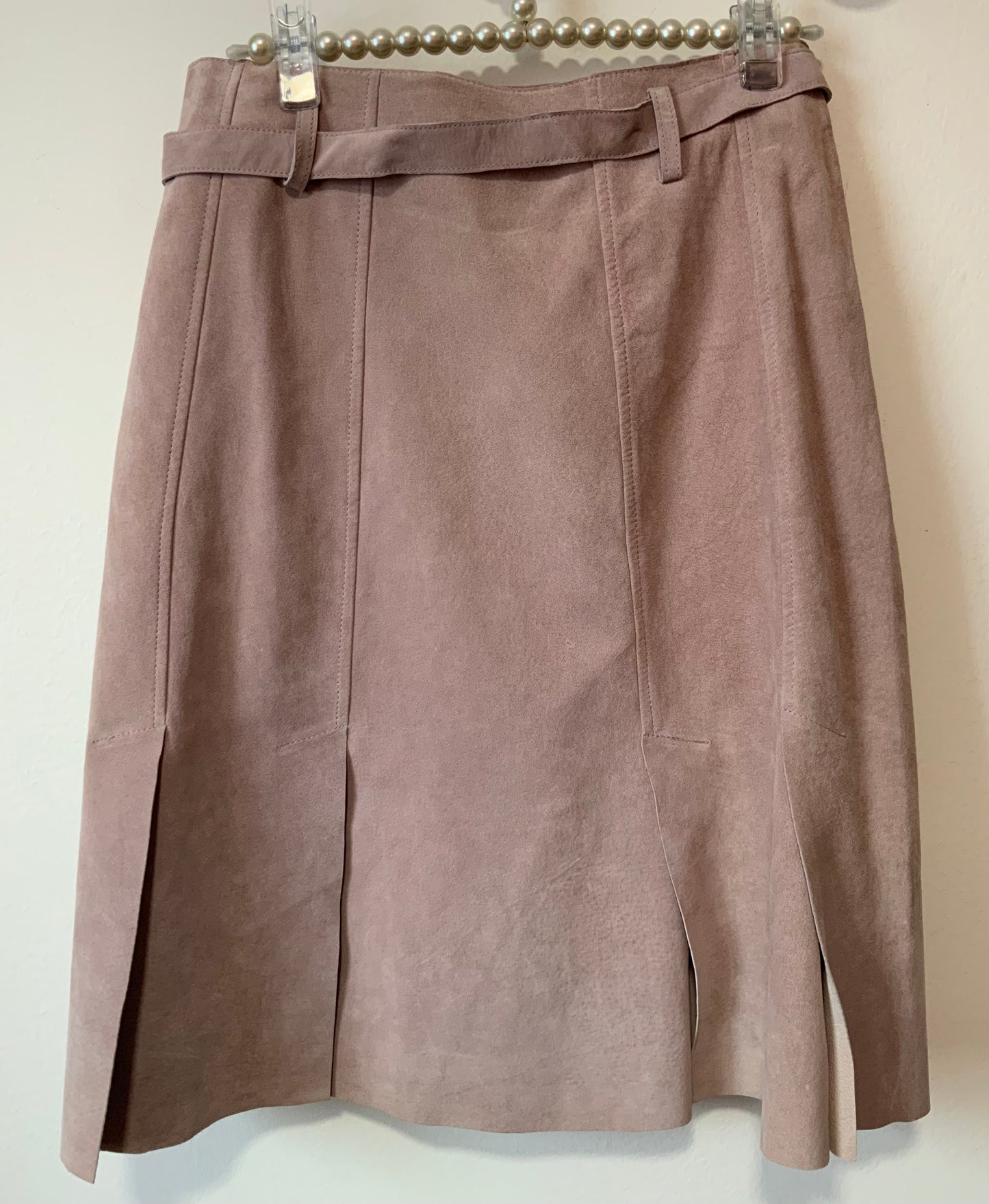 Jupe daim rose pastel Vintage fin 90’2000’ Chic