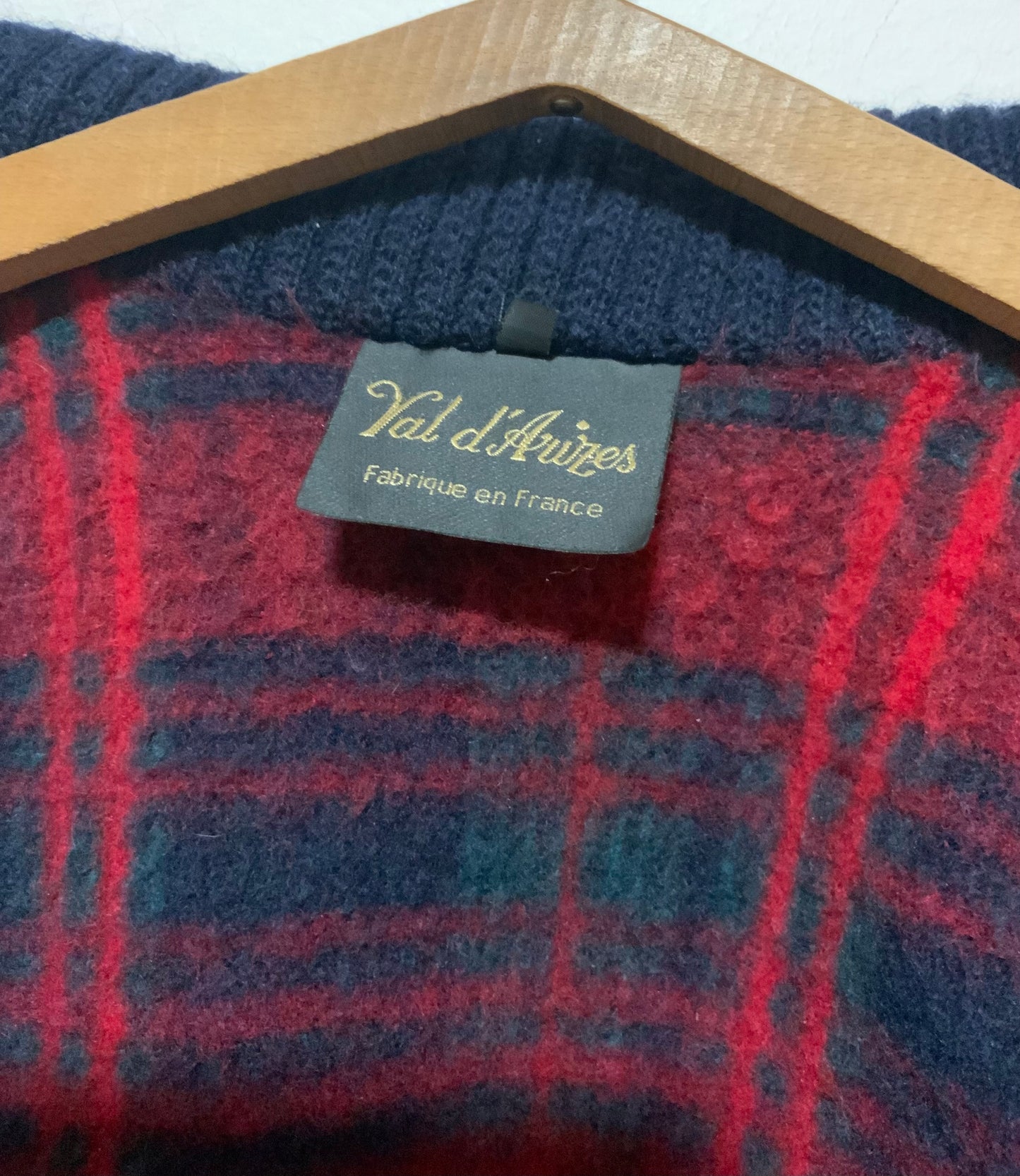 Manteau Ecossais 100% Pure Laine vierge Pépite Vintage France