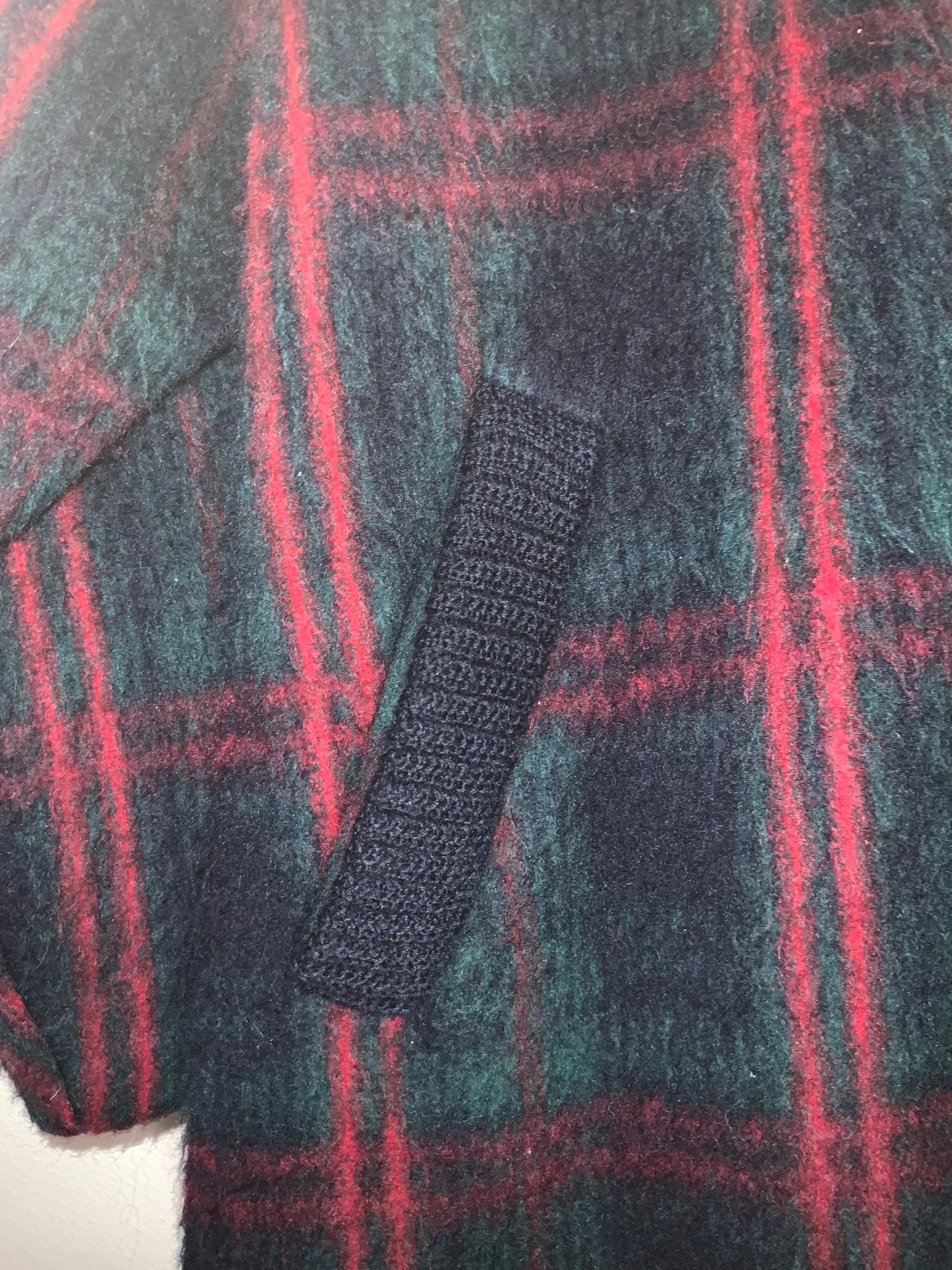Manteau Ecossais 100% Pure Laine vierge Pépite Vintage France