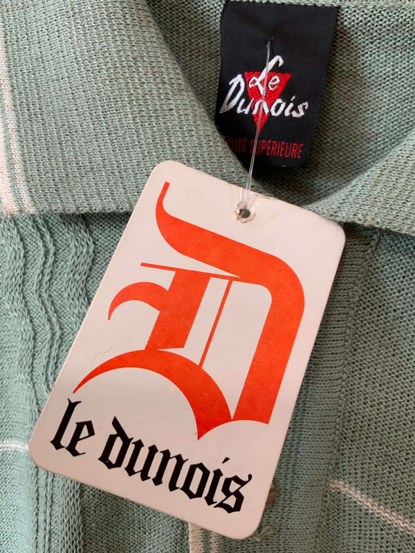 Pull manches courtes Haute qualité Neuf 1980 Le Dunois France