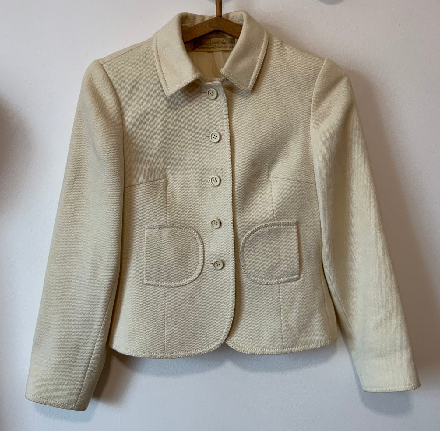 Ensemble pure Laine Baby doll Mode Allemande 1960/70 Pépite Vintage