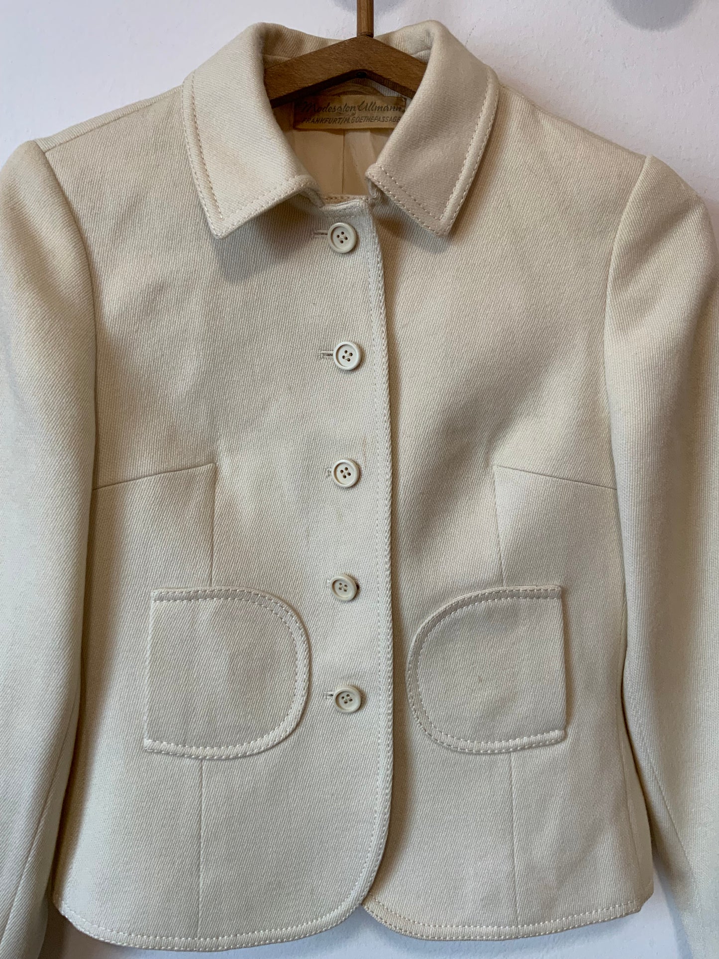 Ensemble pure Laine Baby doll Mode Allemande 1960/70 Pépite Vintage