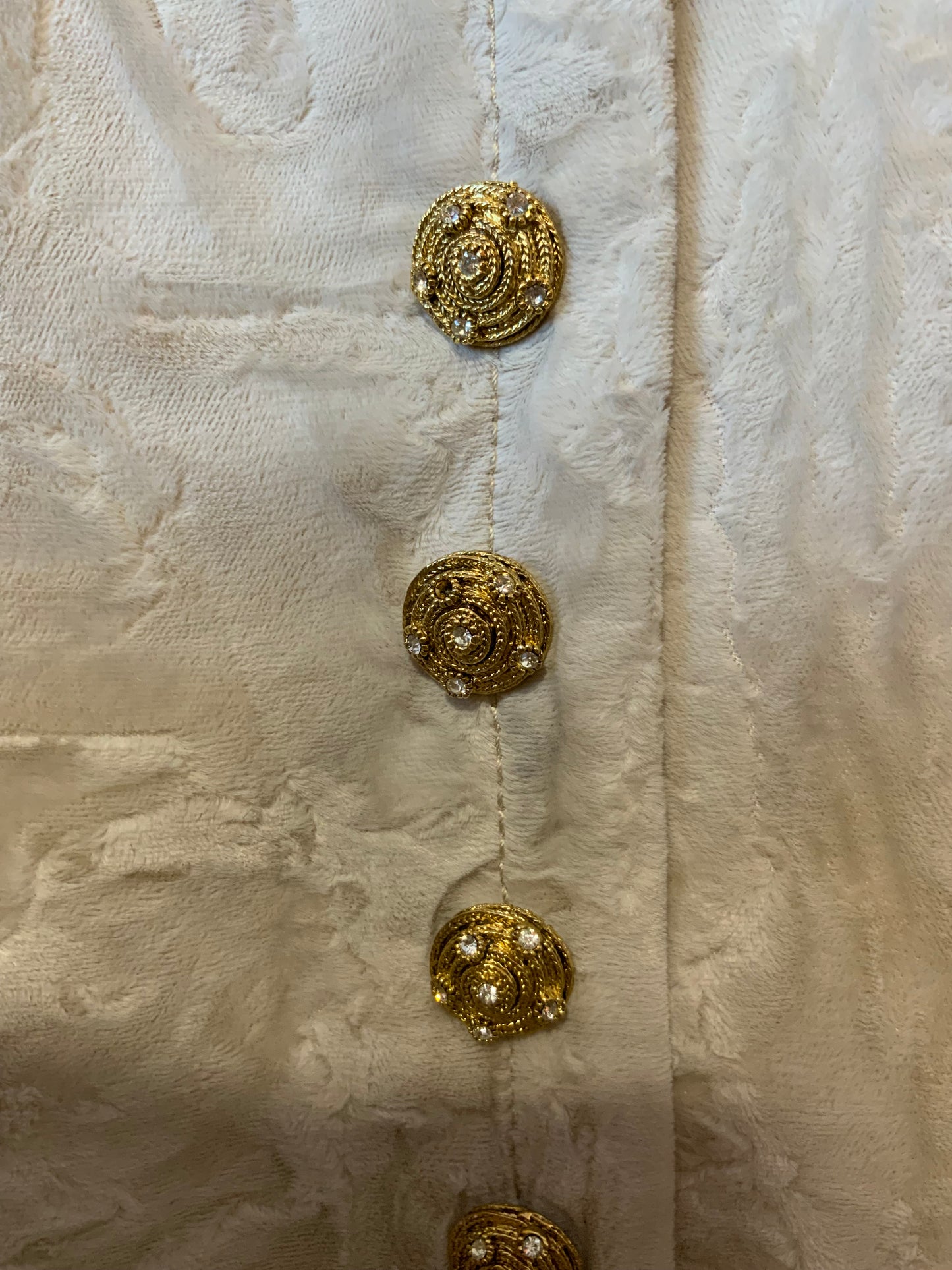 Robe velours et strass Mode Allemande 1970 Élégance Originalité Faite Main