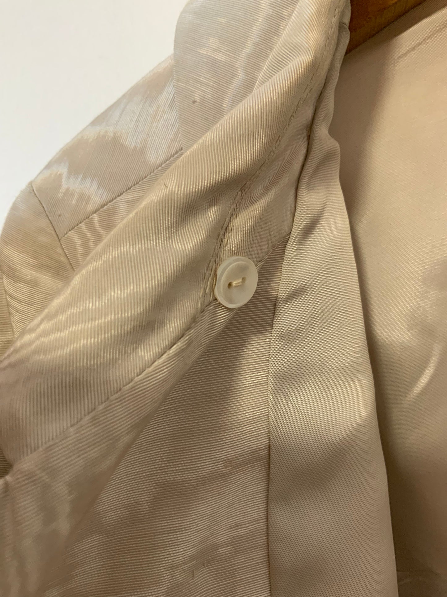 Incroyable Manteau Satin Mode Allemande 1960/70 Pépite Vintage