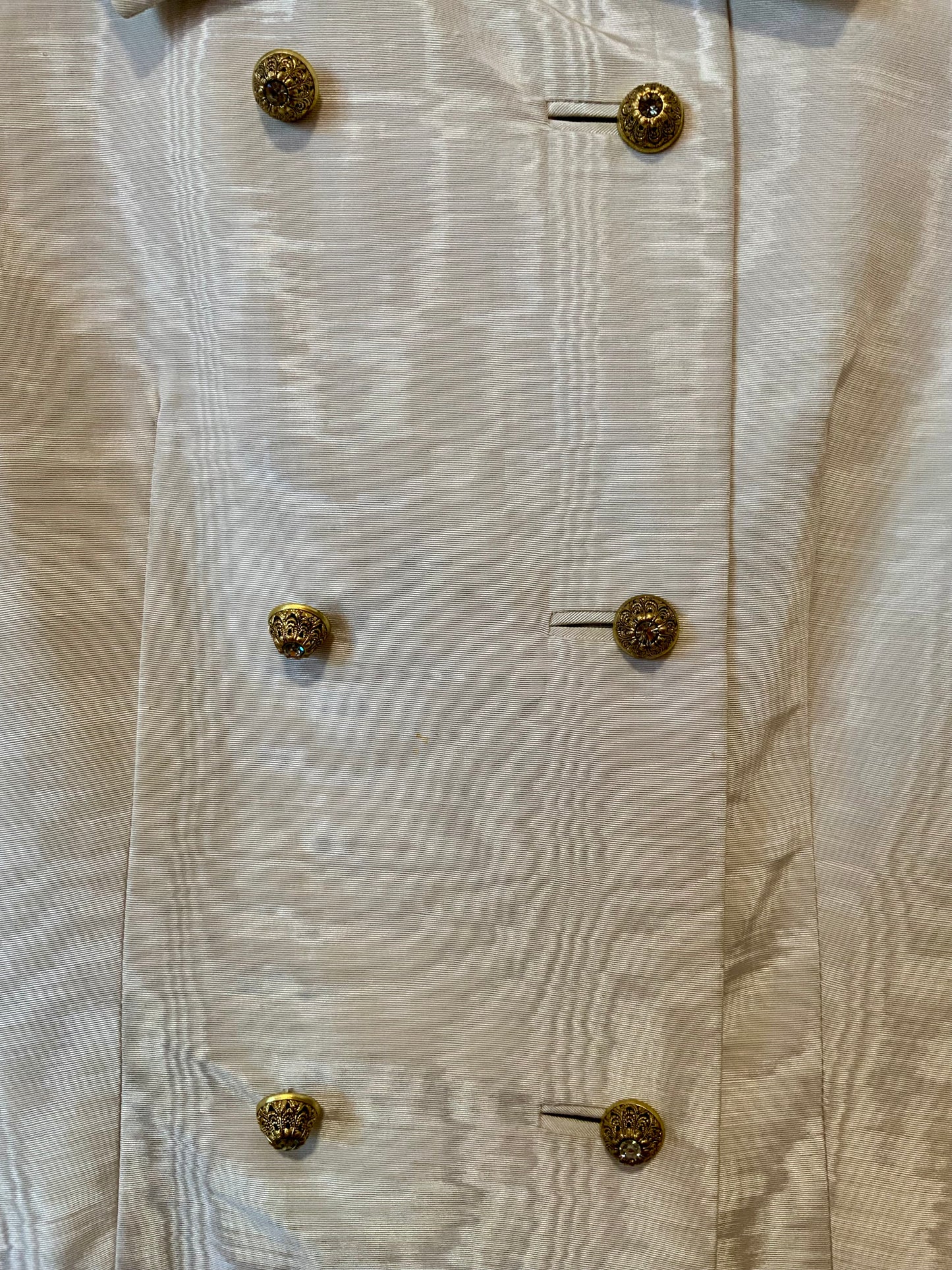 Incroyable Manteau Satin Mode Allemande 1960/70 Pépite Vintage