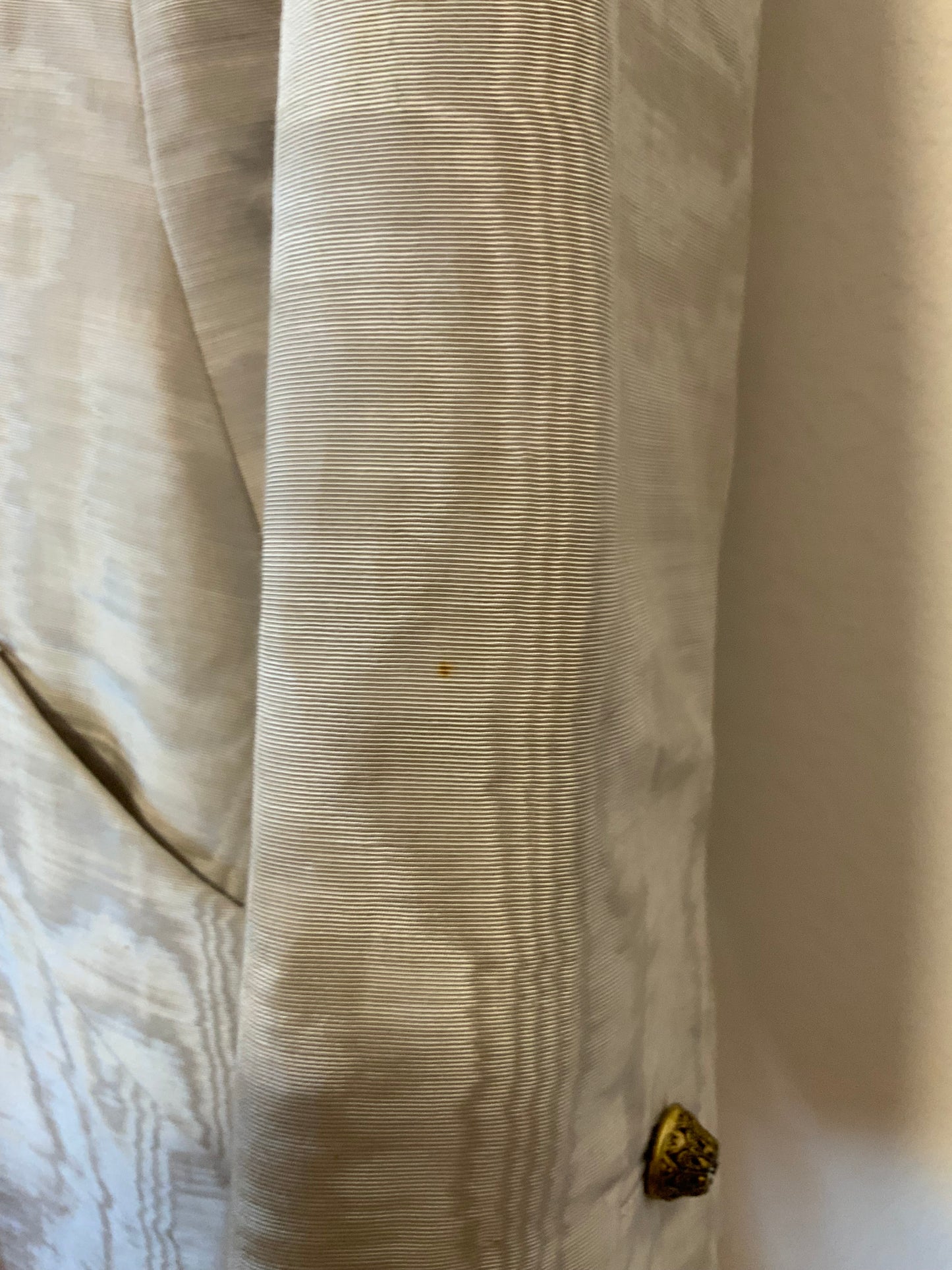 Incroyable Manteau Satin Mode Allemande 1960/70 Pépite Vintage