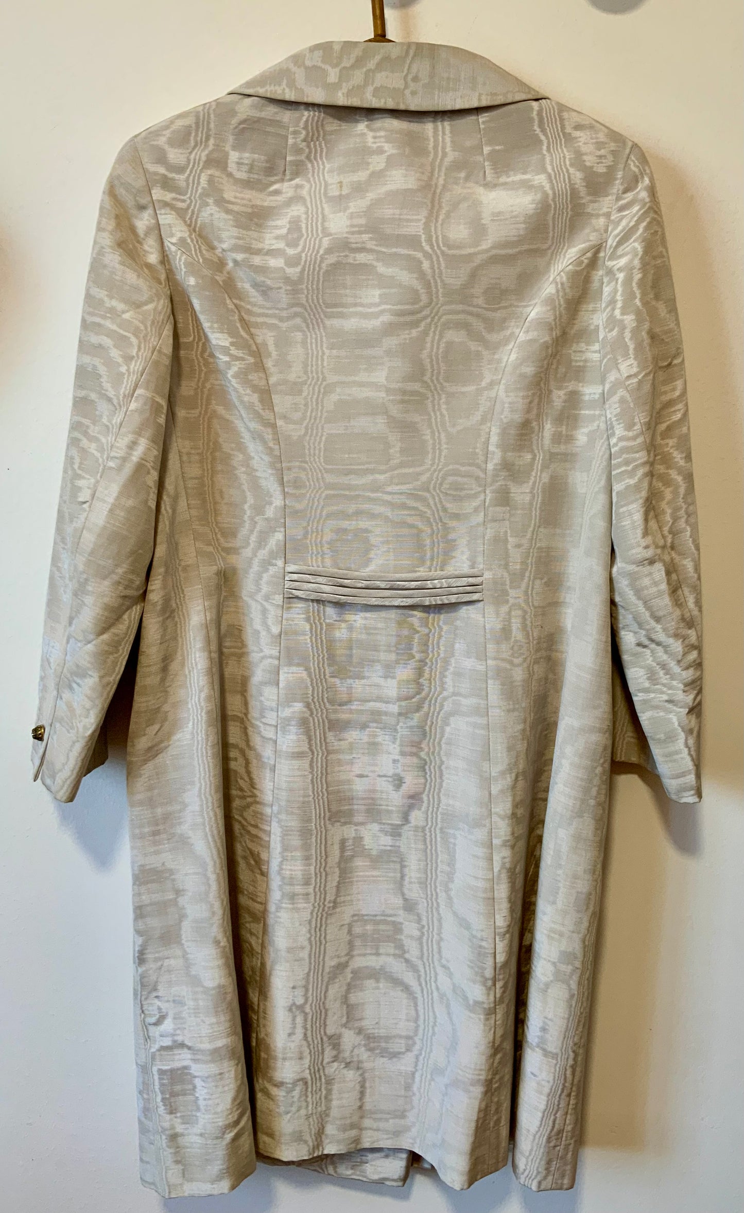 Incroyable Manteau Satin Mode Allemande 1960/70 Pépite Vintage