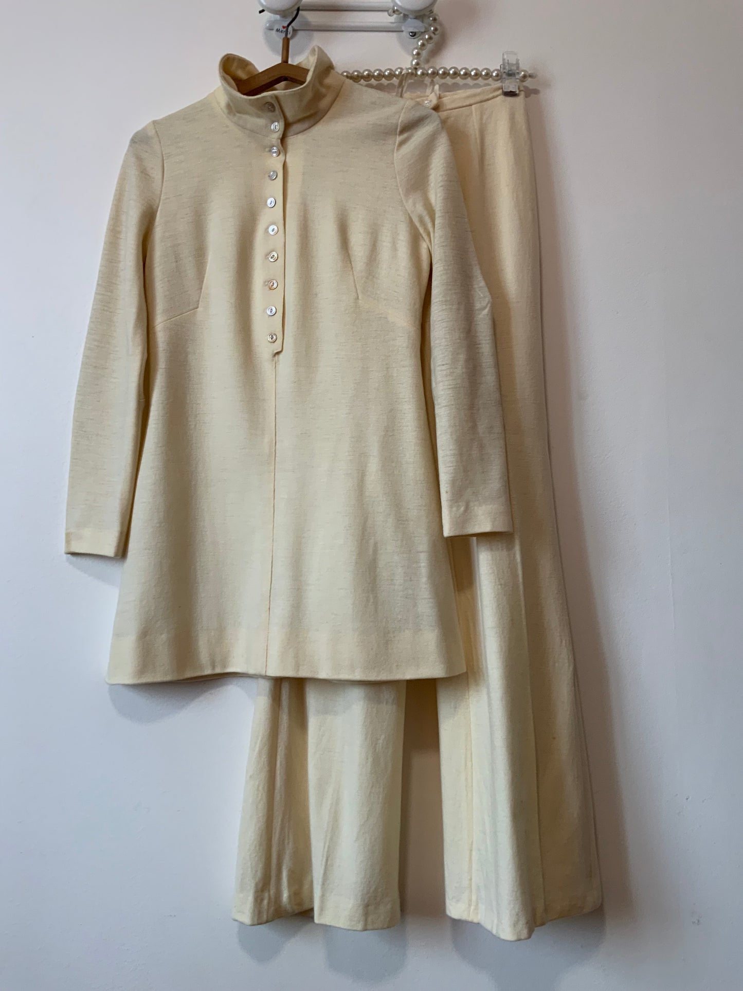 Superbe Ensemble 1970 Vintage France Pourelle Confection main Modèle Unique