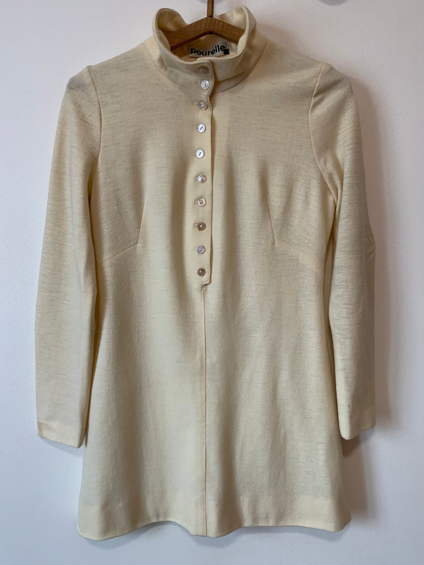 Superbe Ensemble 1970 Vintage France Pourelle Confection main Modèle Unique