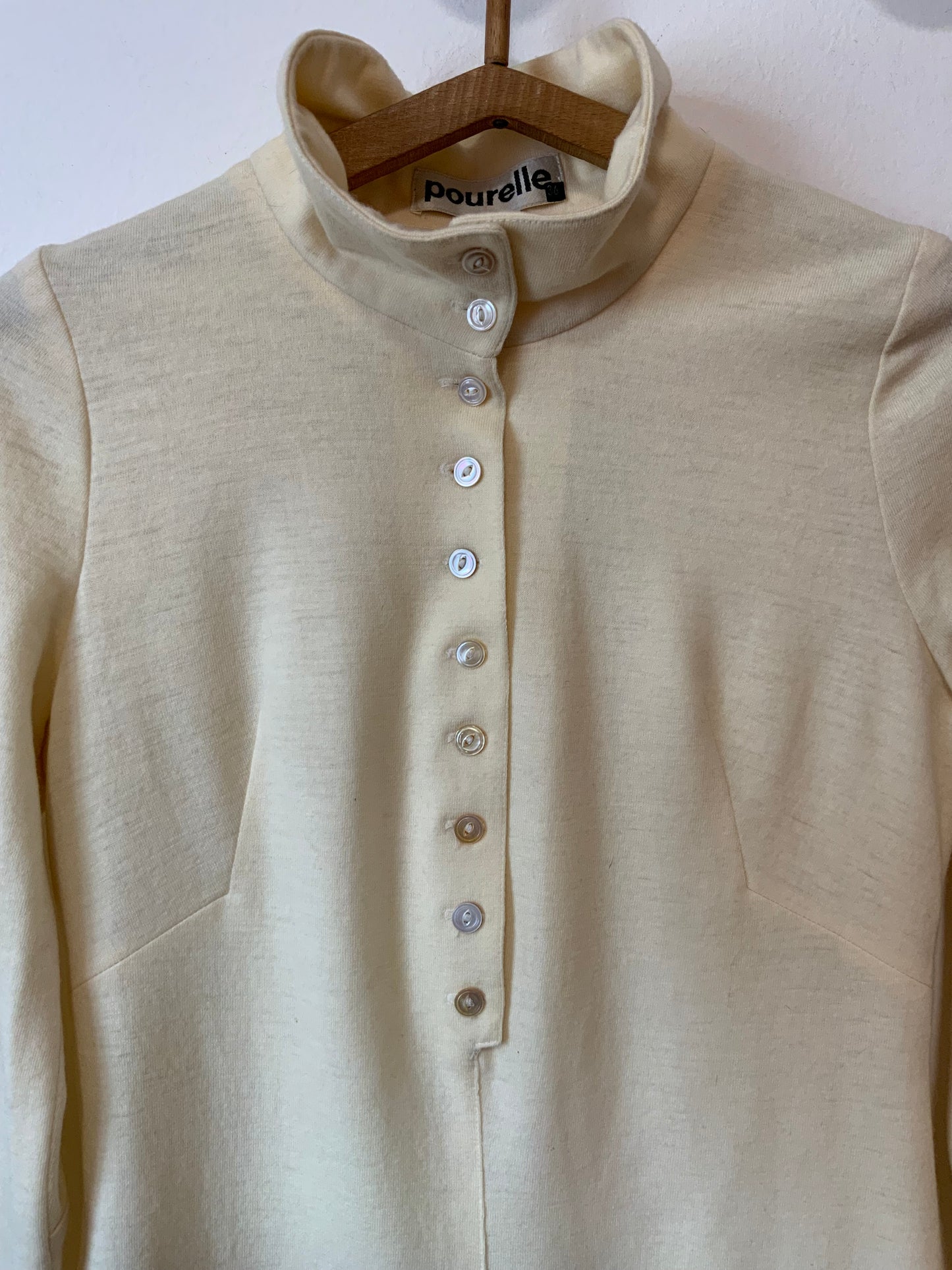 Superbe Ensemble 1970 Vintage France Pourelle Confection main Modèle Unique