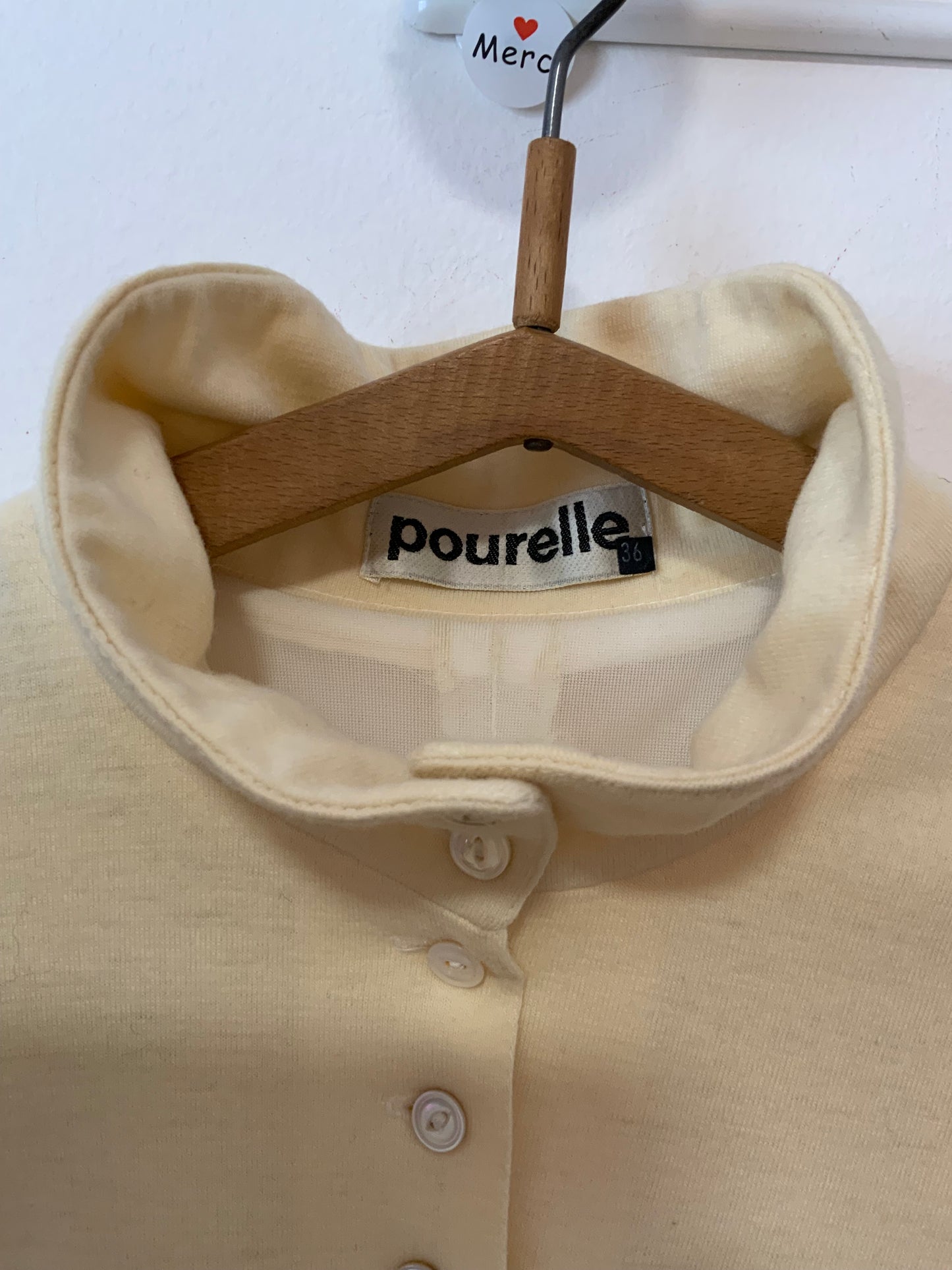 Superbe Ensemble 1970 Vintage France Pourelle Confection main Modèle Unique