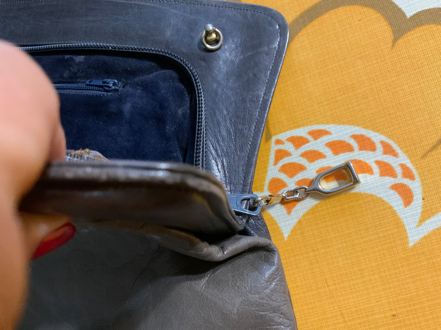 Sac Pochette Cuir Verlaine Paris Italie Vintage Haut de gamme