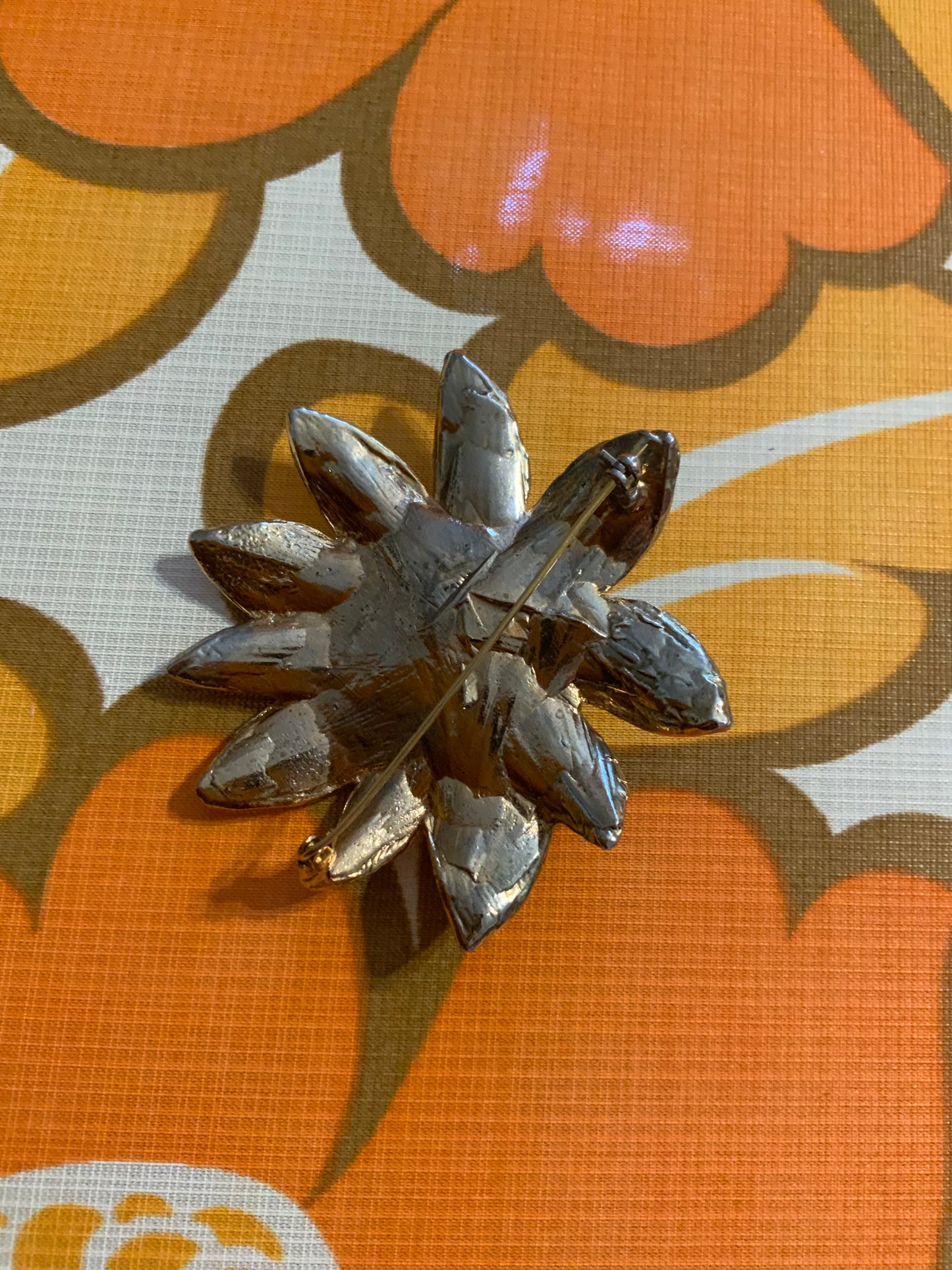 Grande broche fleur Vintage