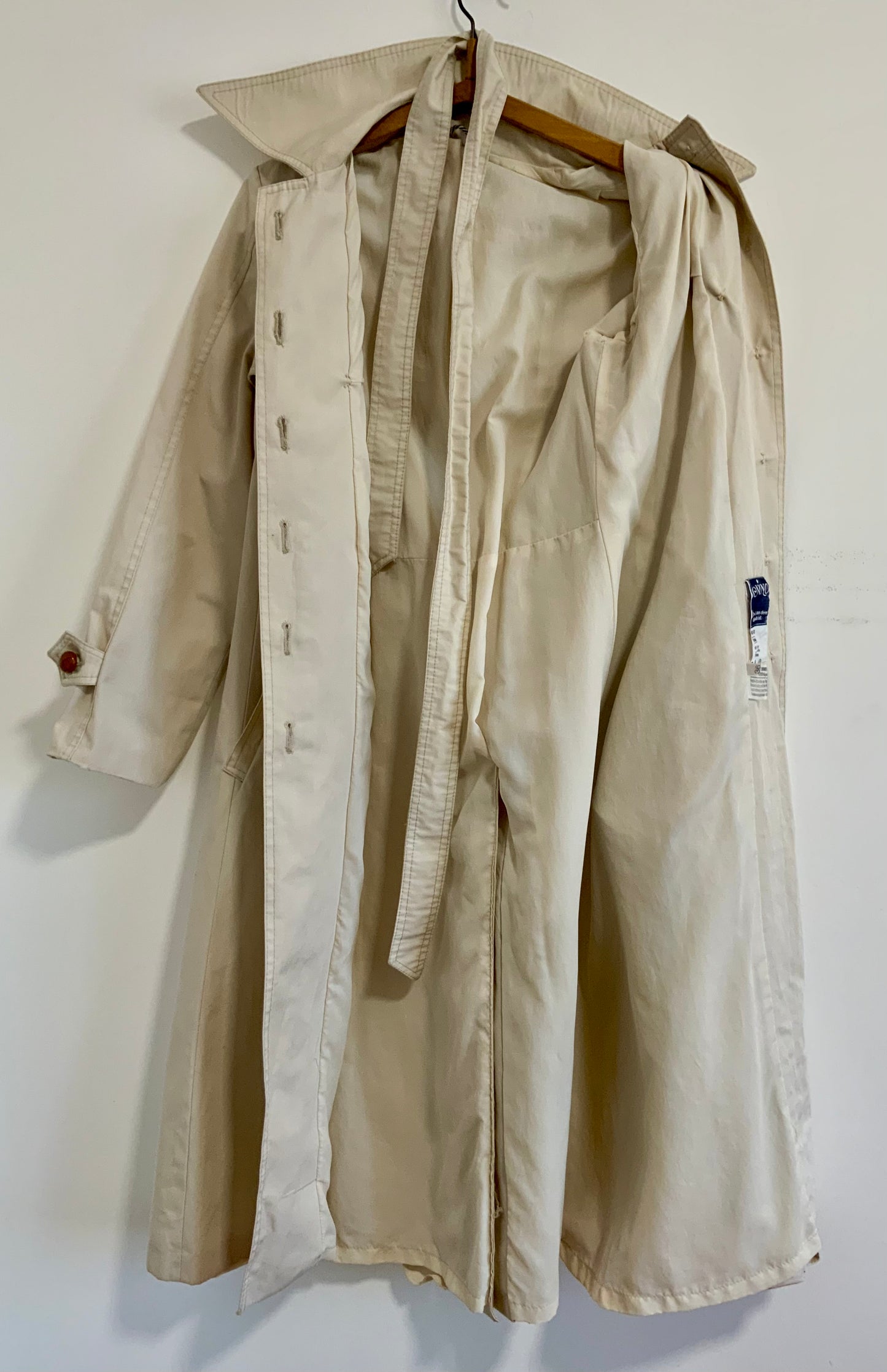 Magnifique Trench 1970 Vintage Pépite