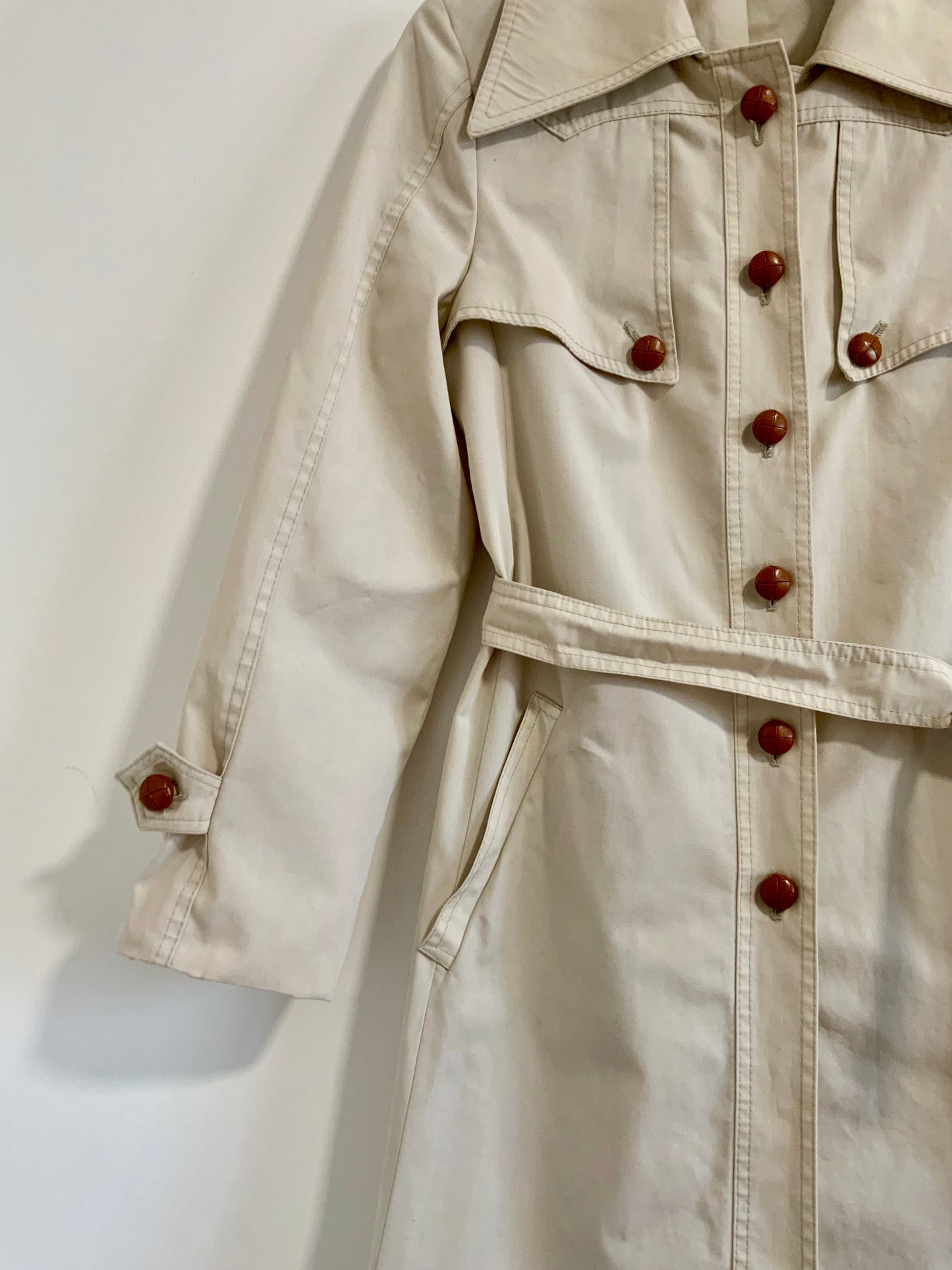 Magnifique Trench 1970 Vintage Pépite