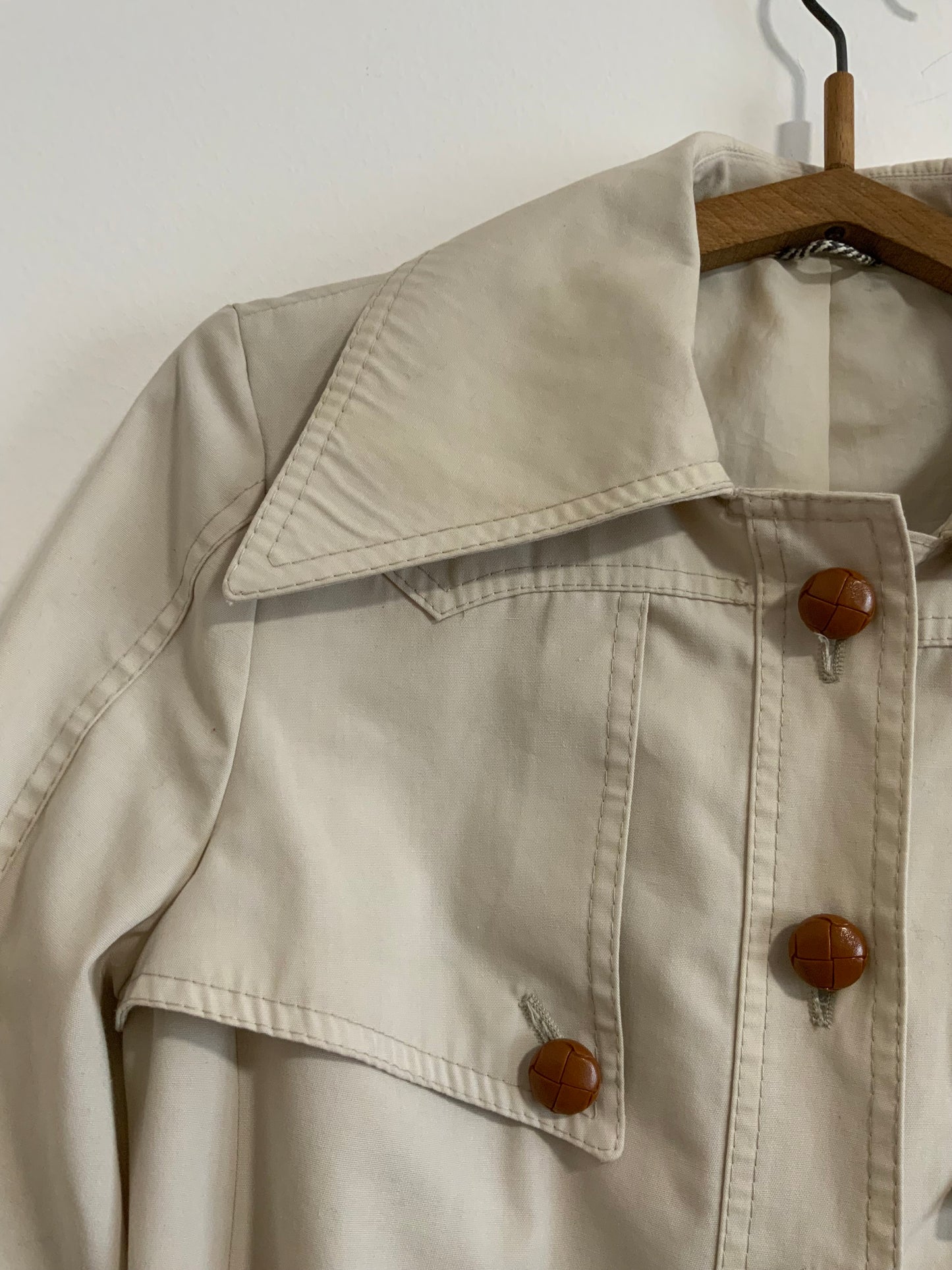 Magnifique Trench 1970 Vintage Pépite