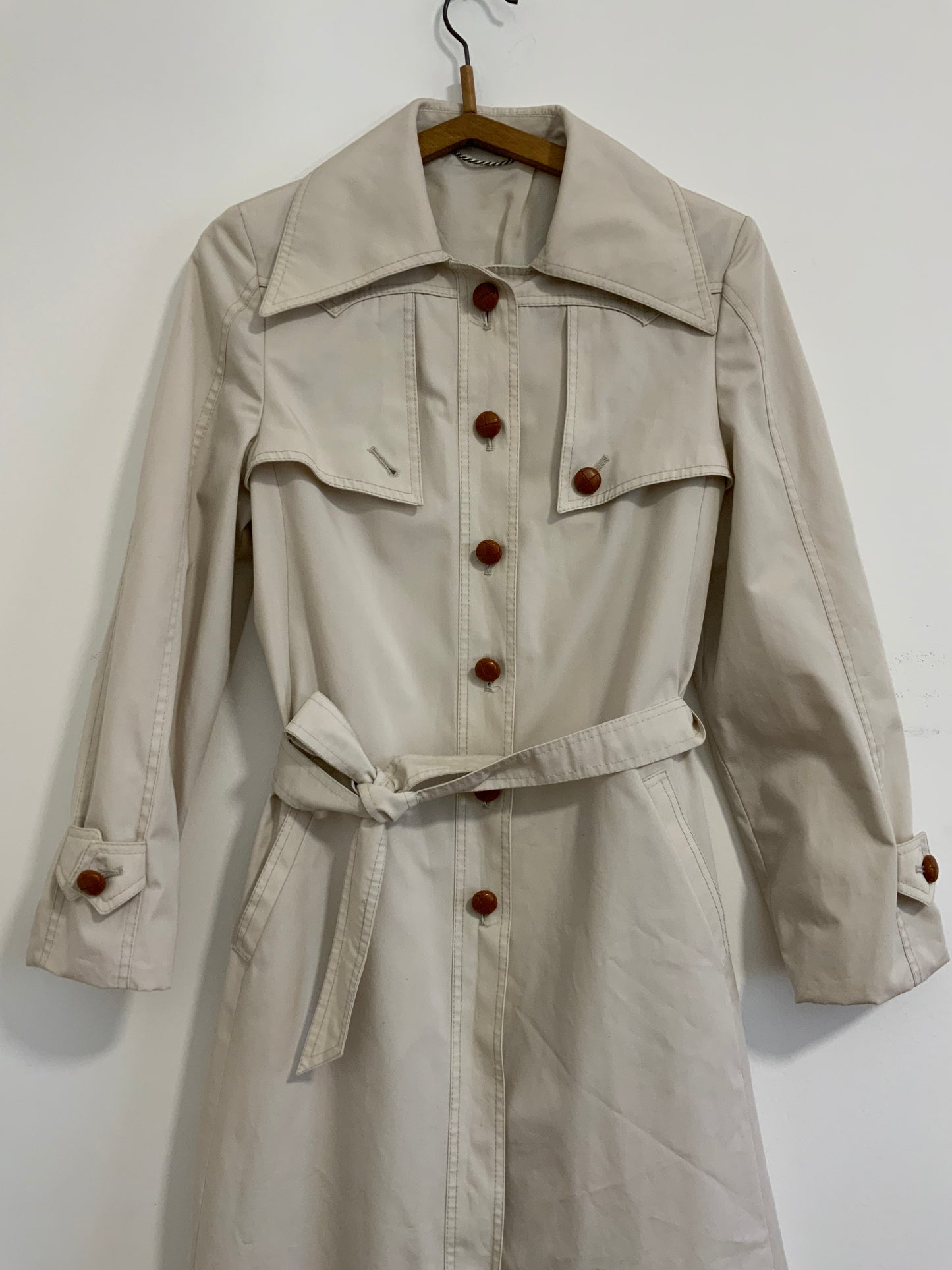 Magnifique Trench Pépite Vintage 1970