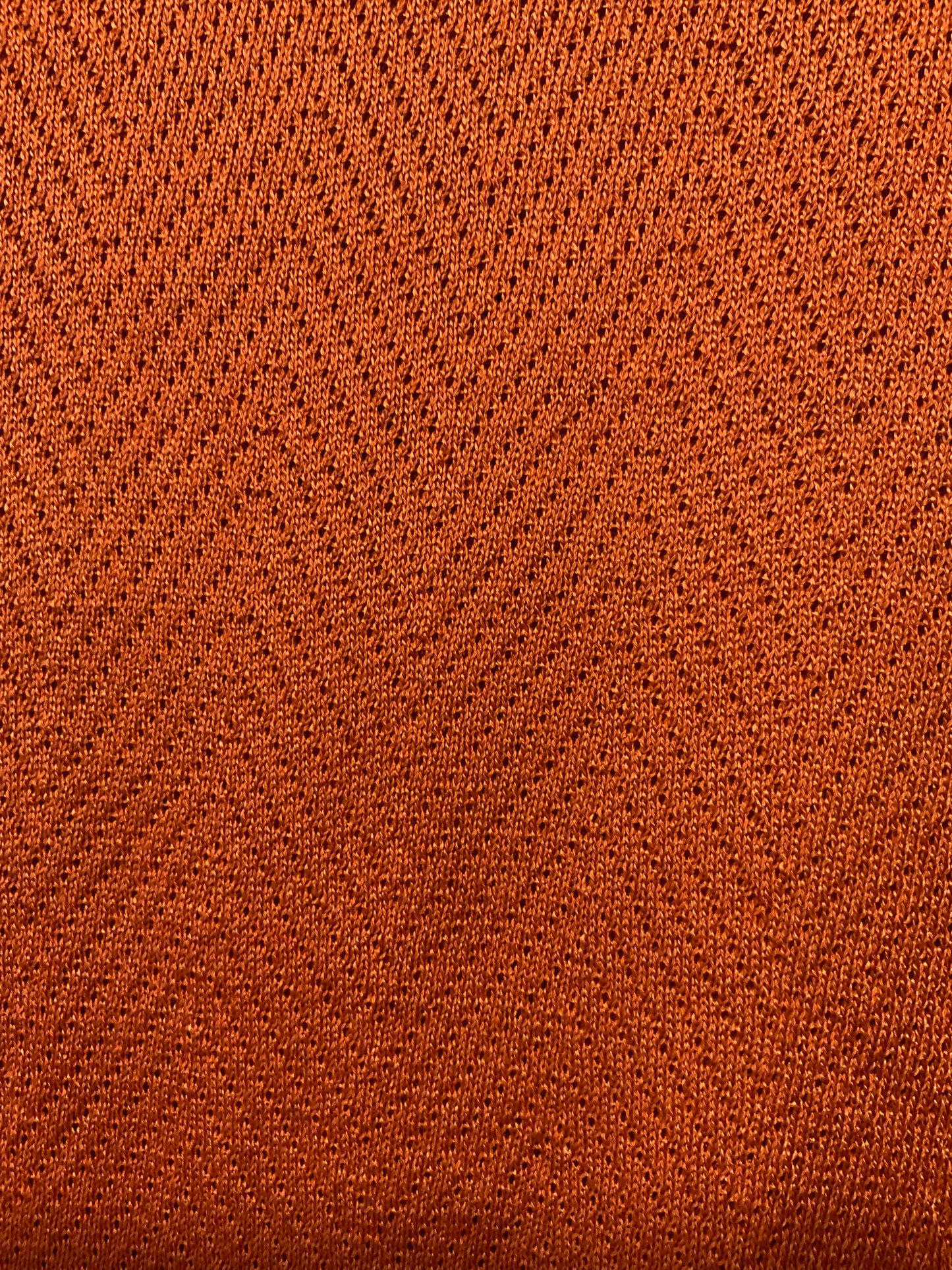 Tricot Pull sans manche Mailles ajourées Deadstock 1970 Vintage France