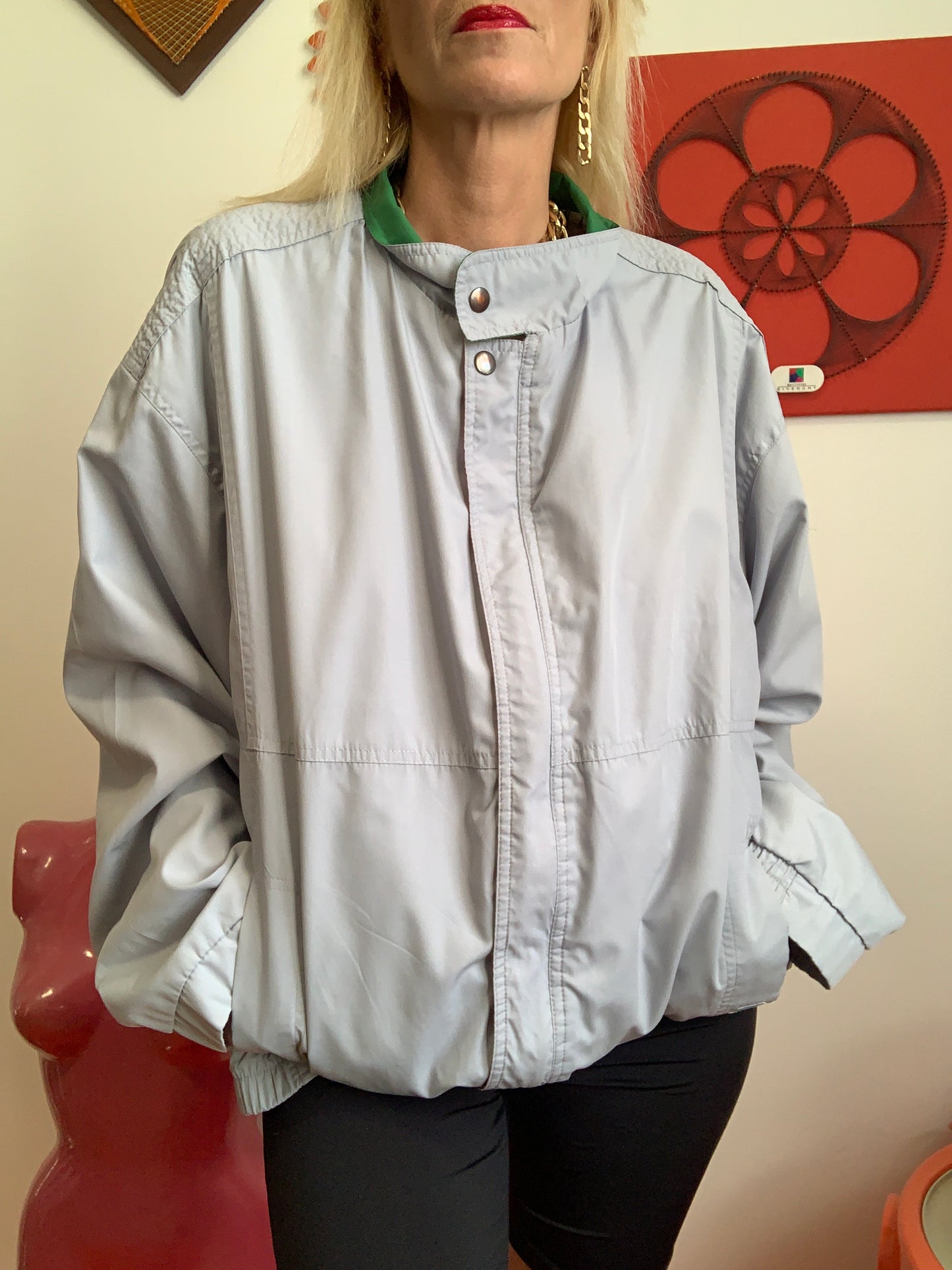 Blouson Léger Printemps Vintage 1980 Style Anglais