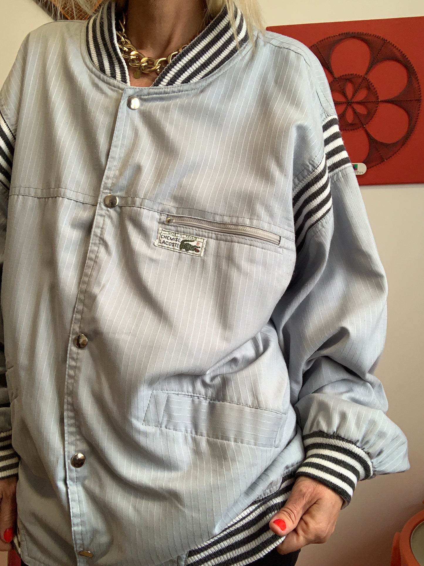 Blouson Sport Lacoste 1980 Vintage Pépite