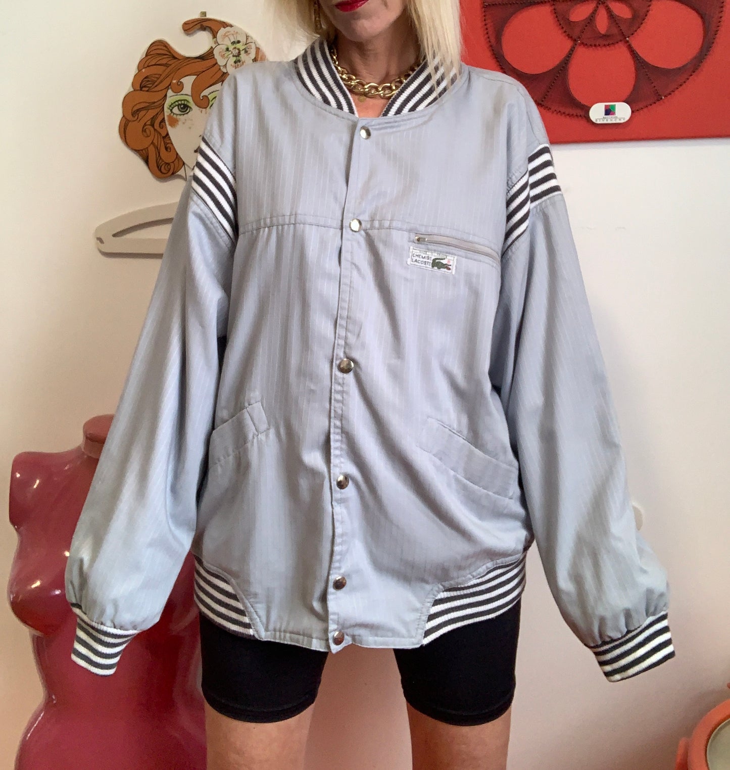 Blouson Sport Lacoste 1980 Vintage Pépite
